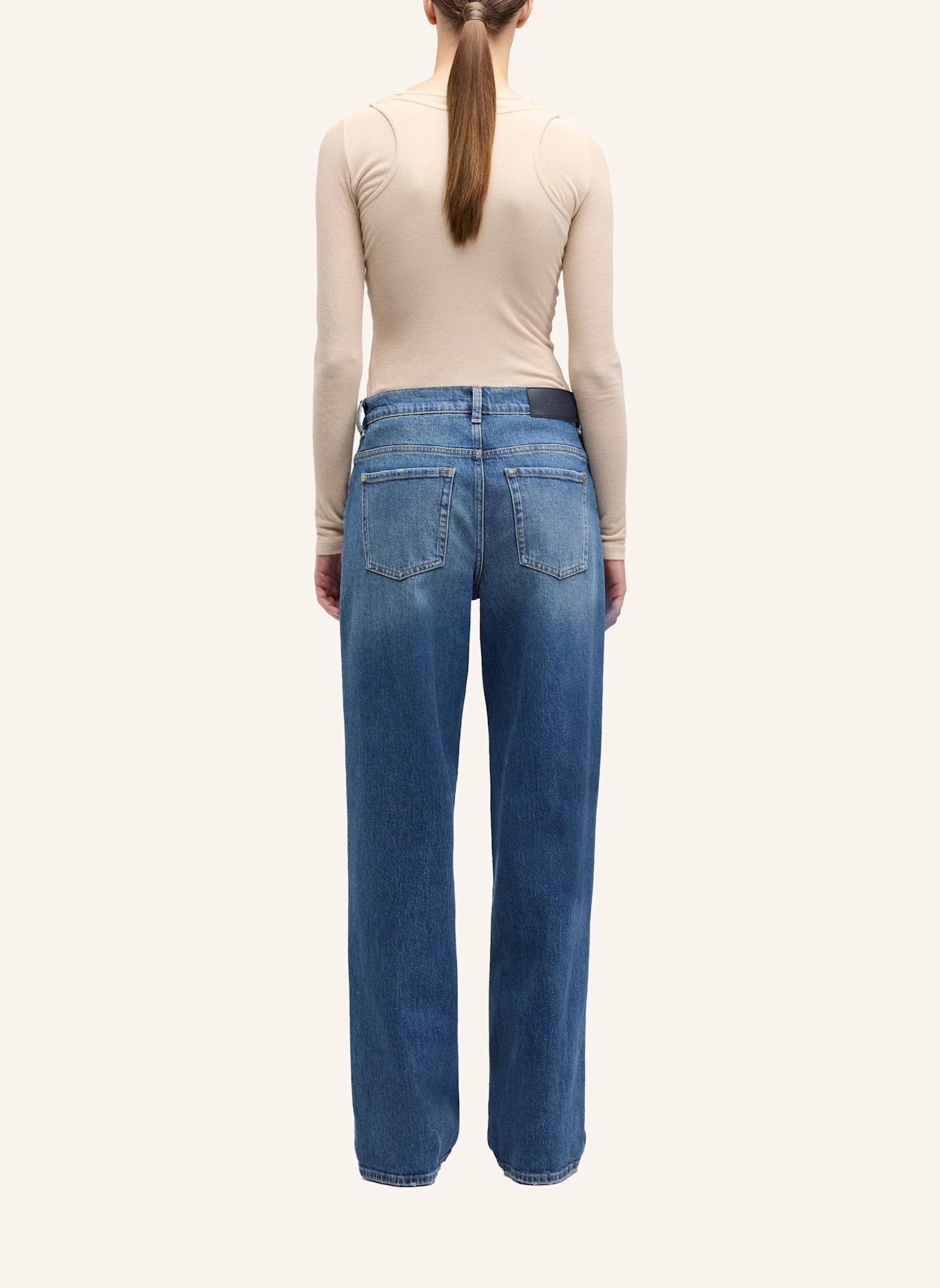 7 for all mankind Jeans STOVEPIPE STRAIGHT Straight Fit: BLAU