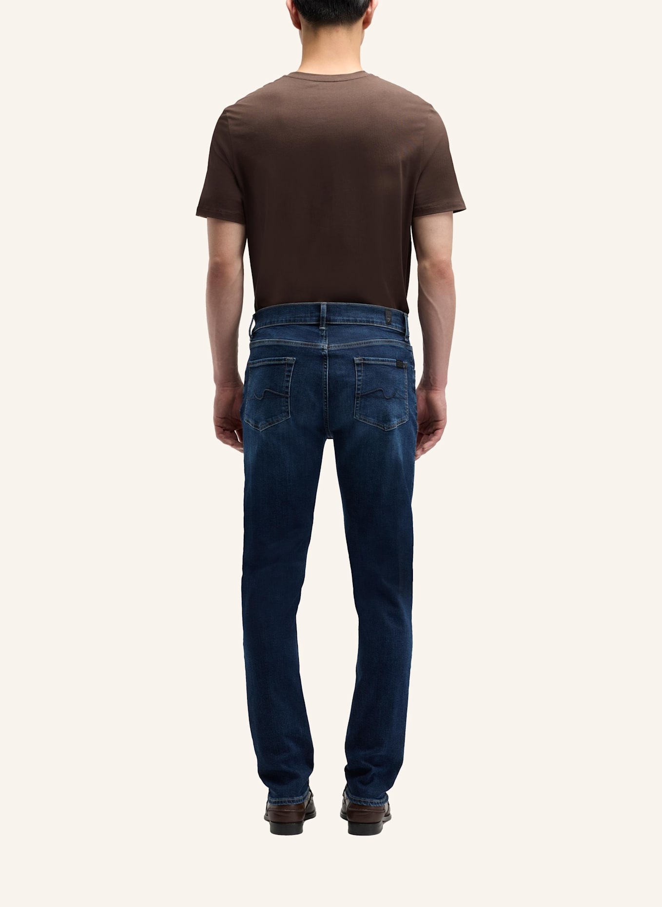 7 for all mankind Jeans SLIMMY TAPERED Skinny Fit: BLAU