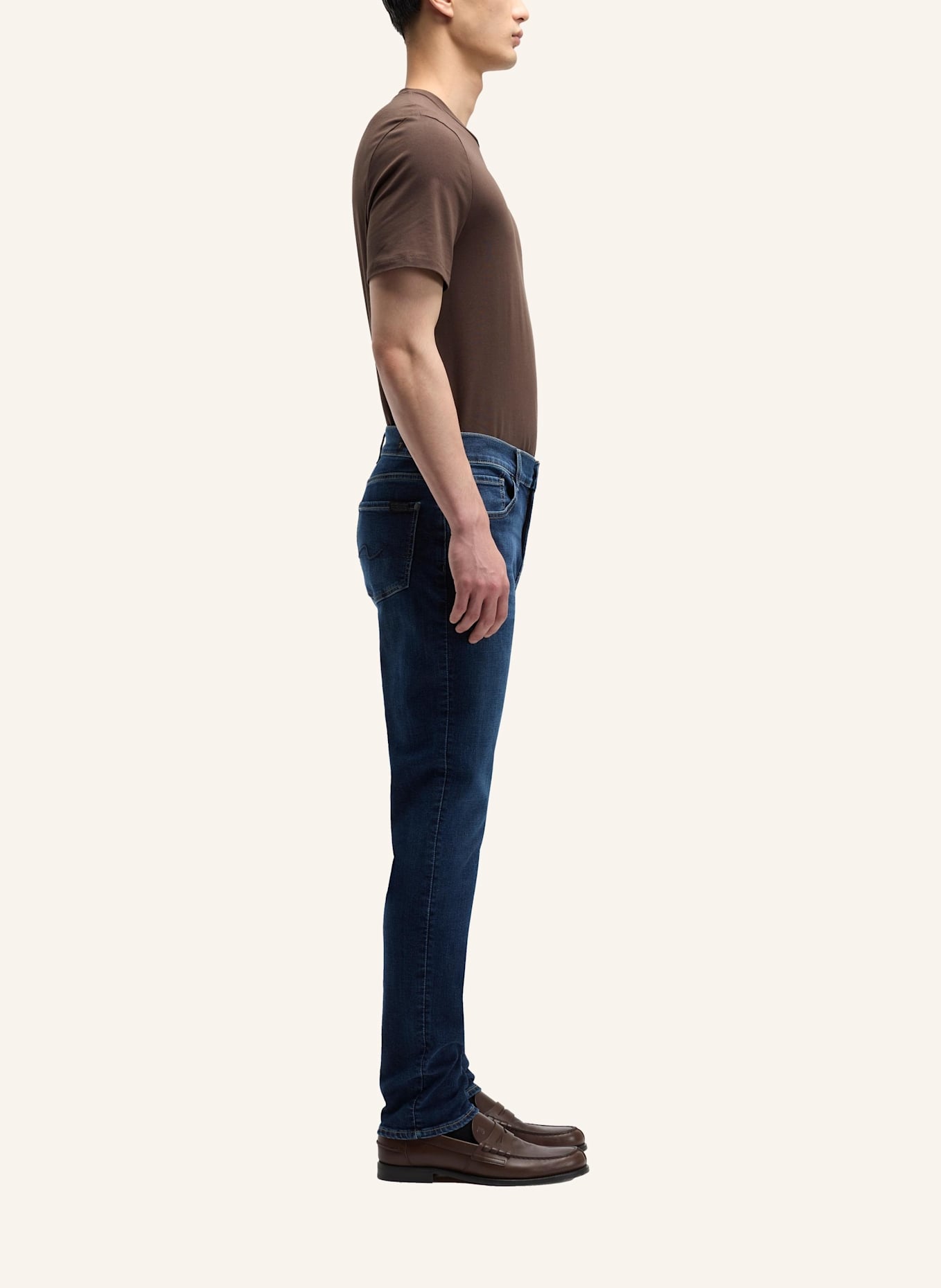 7 for all mankind Jeans SLIMMY TAPERED Skinny Fit: BLAU