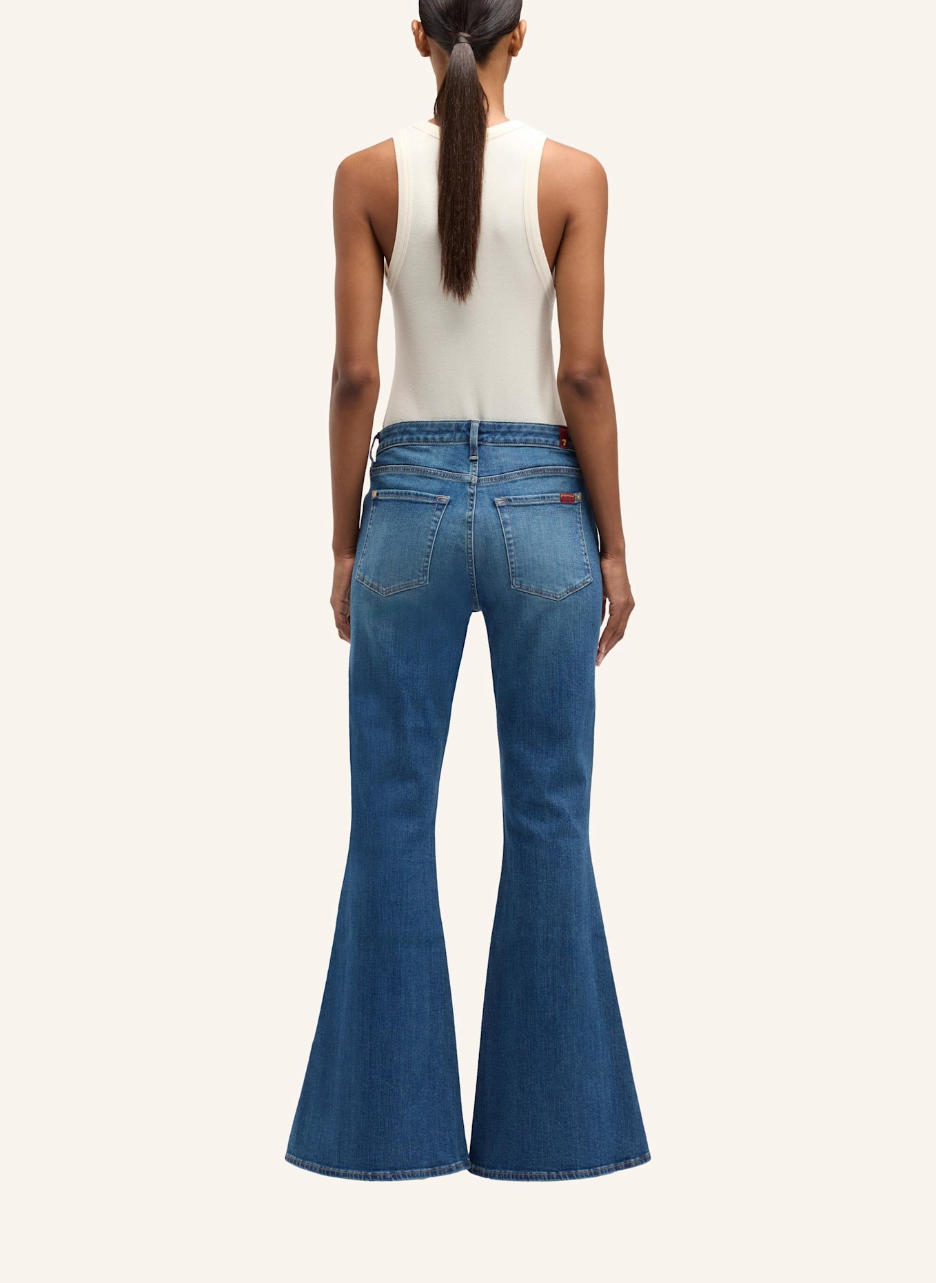 7 for all mankind Jeans THE BELL Flare Fit: BLAU