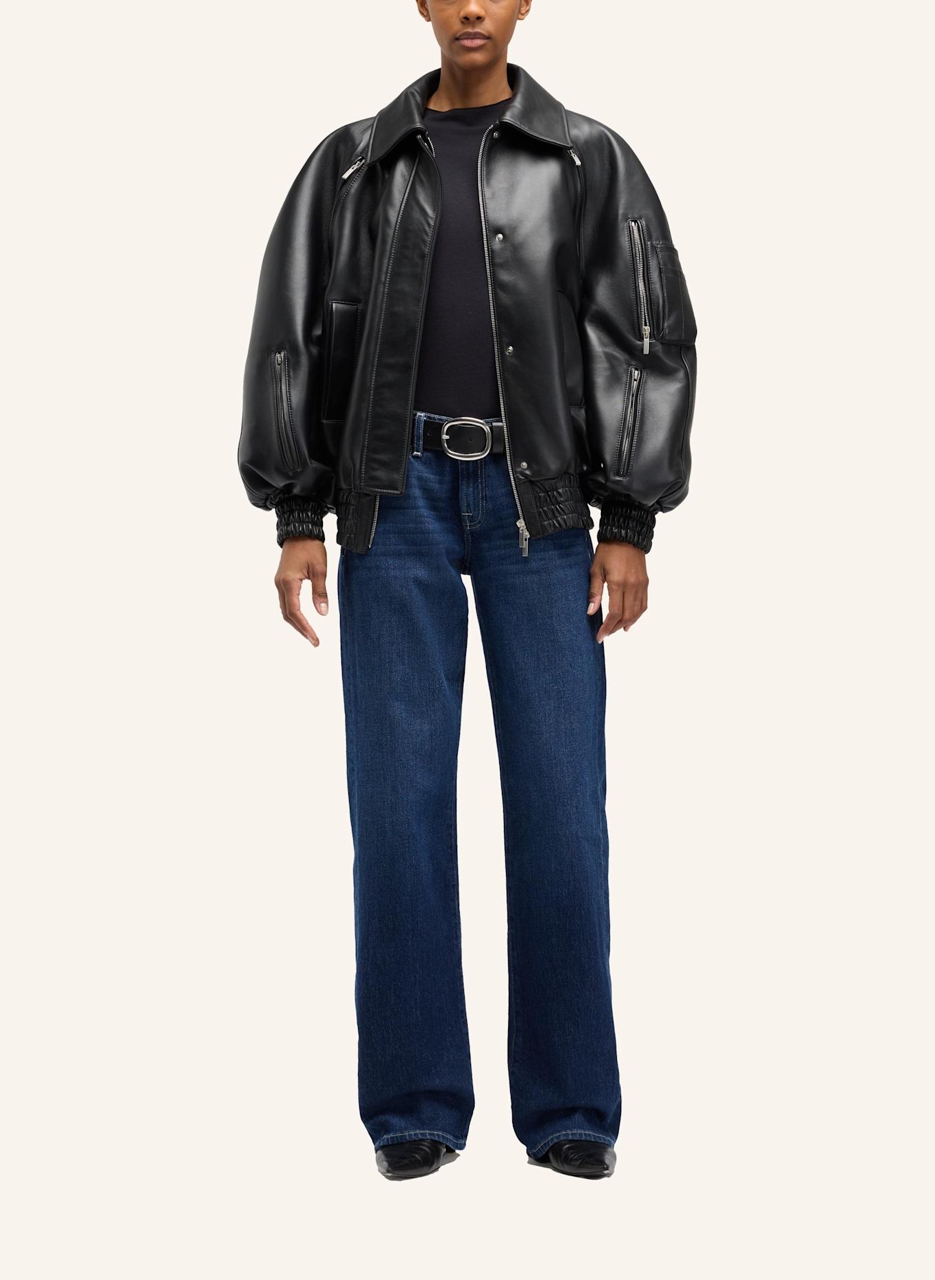 7 for all mankind Jeans LOW STRAIGHT Straight Fit: BLAU