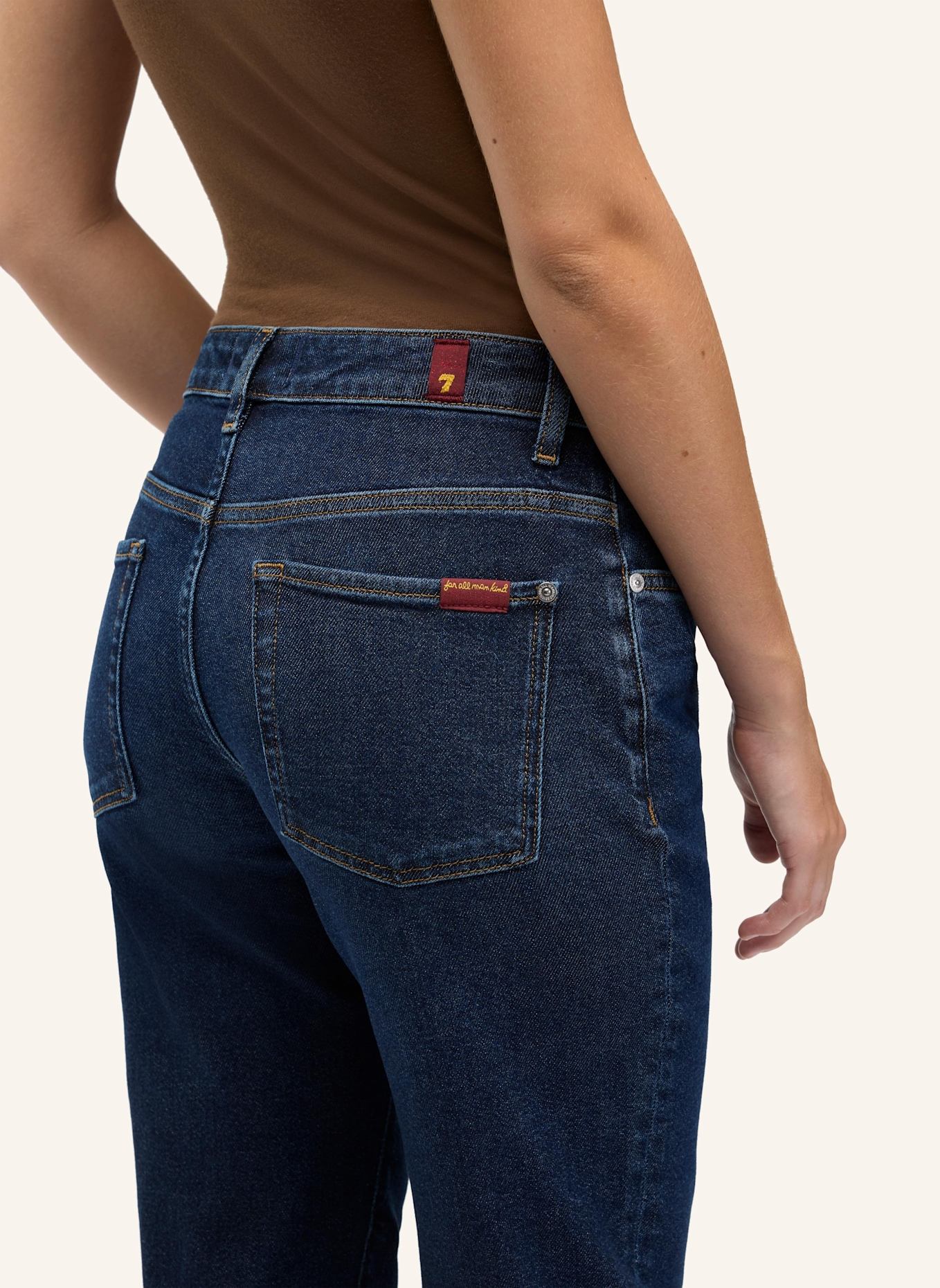 7 for all mankind Straight Jeans CALIE: BLAU