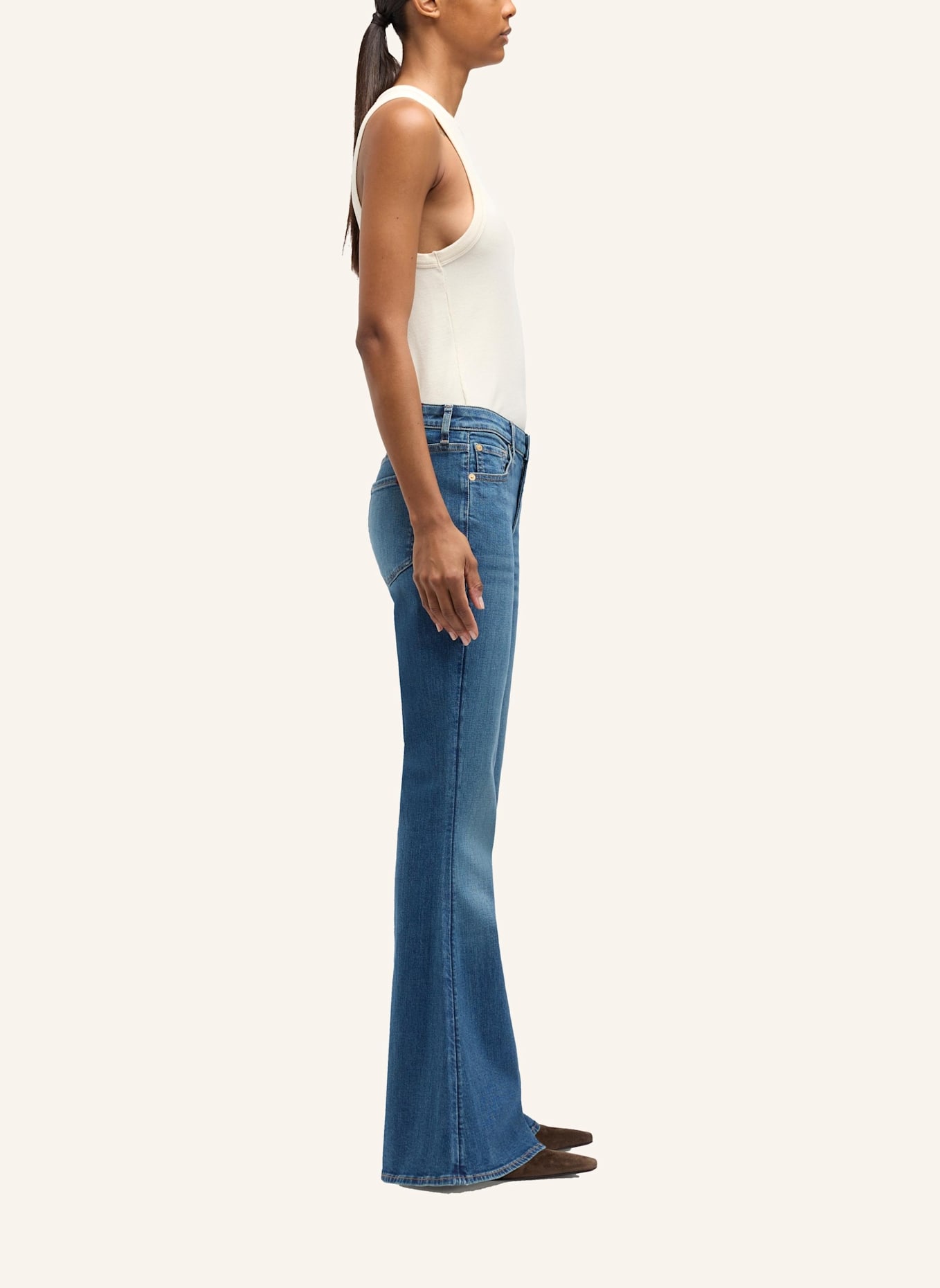7 for all mankind Jeans THE BELL Flare Fit: BLAU
