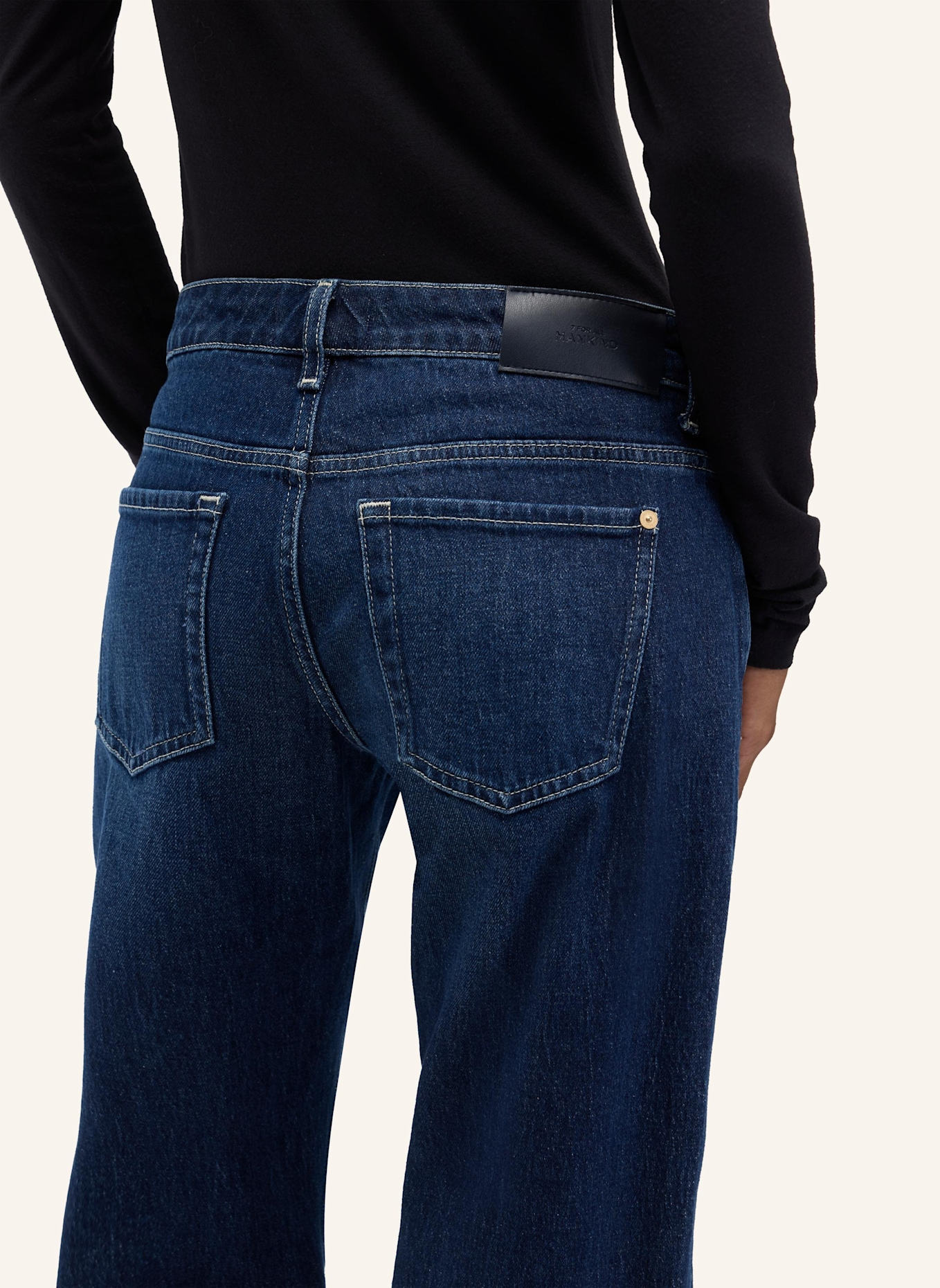 7 for all mankind Jeans LOW STRAIGHT Straight Fit: BLAU