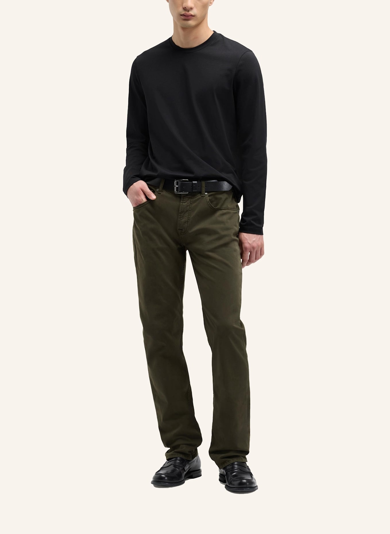 7 for all mankind LS TEE: SCHWARZ