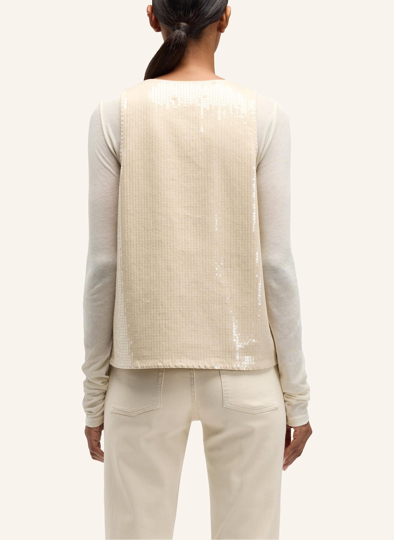 7 for all mankind LONG TANK: WEISS