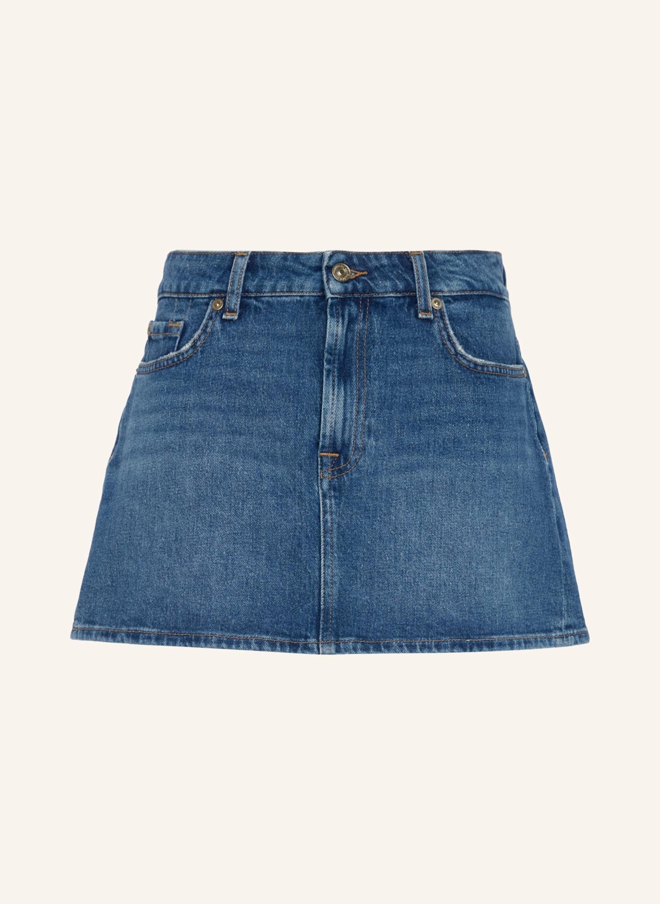 7 for all mankind MILLY SKIRT Jeansrock: BLAU
