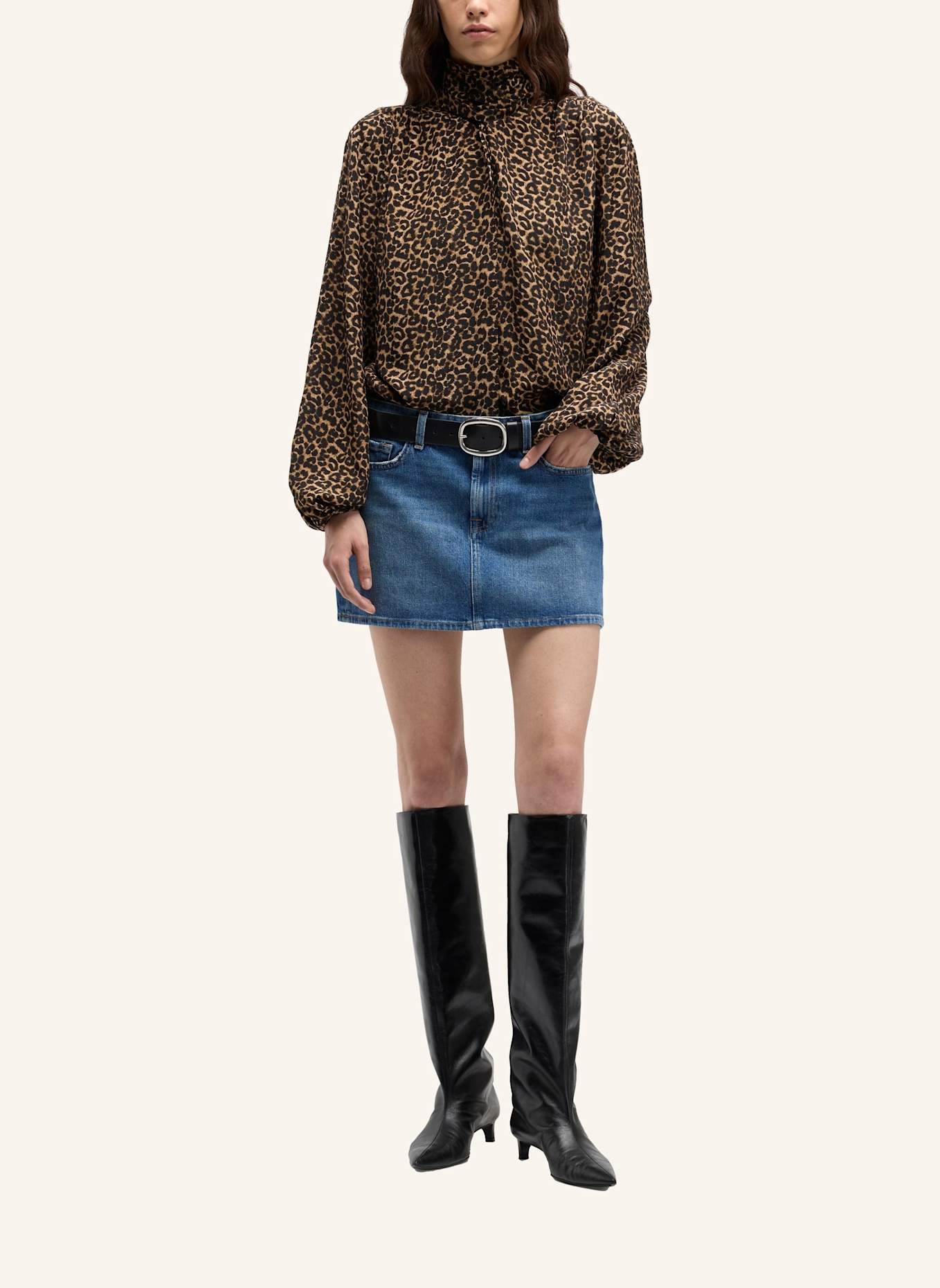 7 for all mankind MILLY SKIRT Jeansrock: BLAU