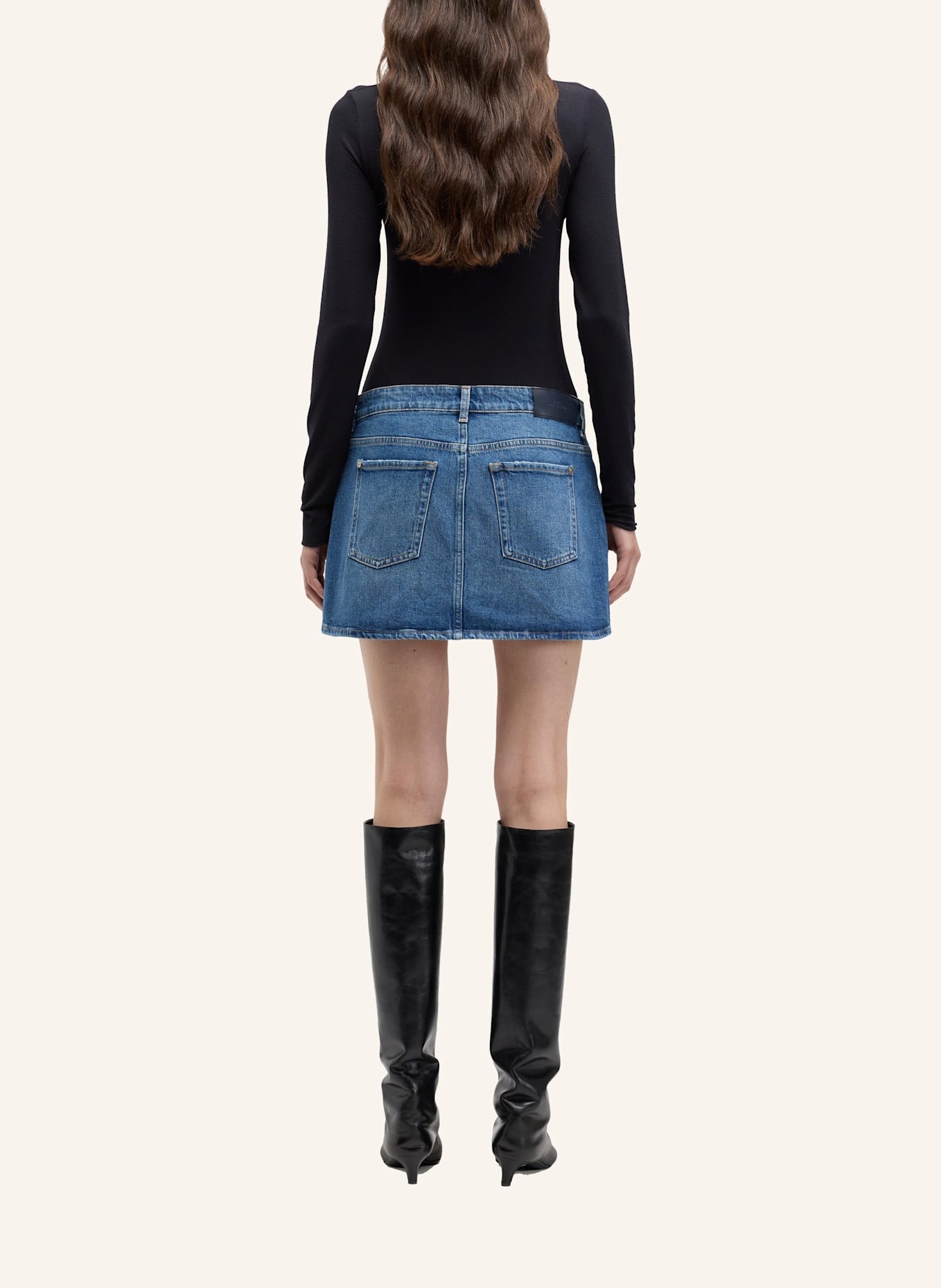 7 for all mankind MILLY SKIRT Jeansrock: BLAU