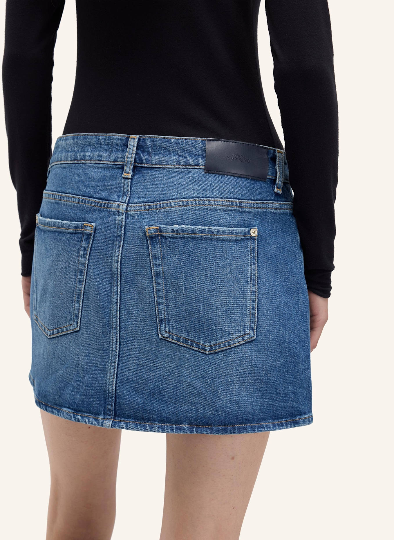 7 for all mankind MILLY SKIRT Jeansrock: BLAU