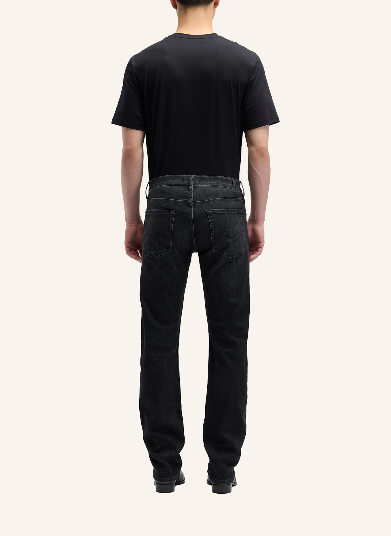 7 for all mankind Jeans STANDARD Straight Fit: SCHWARZ
