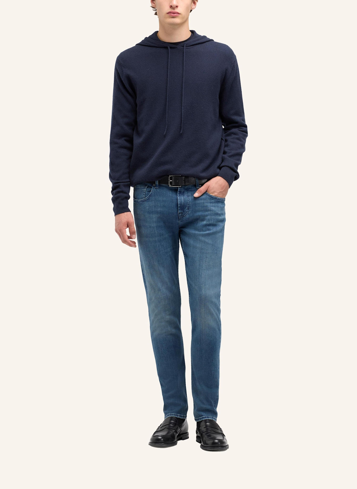 7 for all mankind Jeans SLIMMY TAPERED Skinny Fit: BLAU