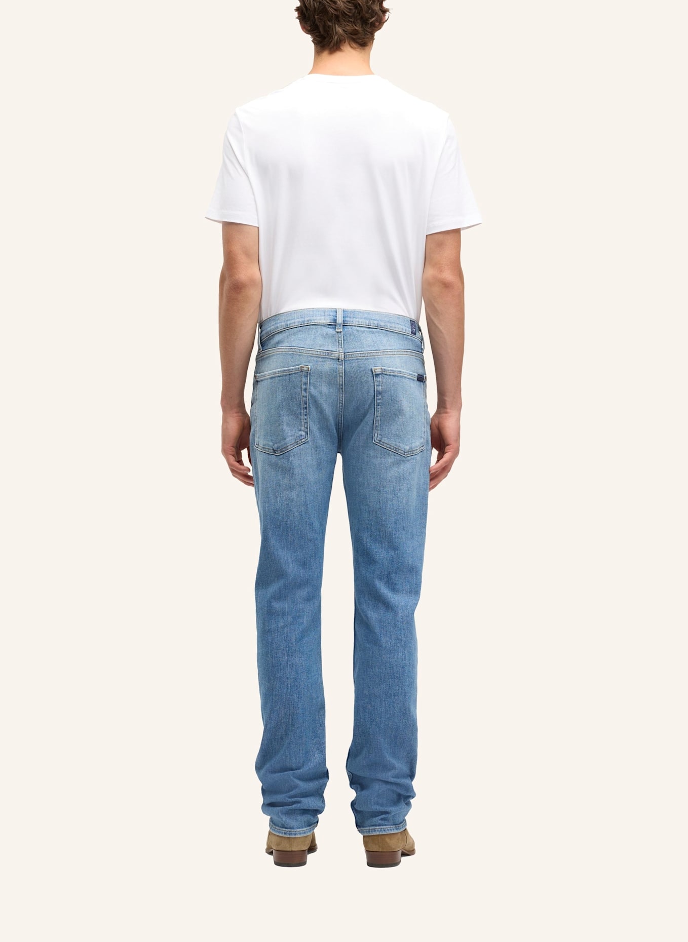 7 for all mankind Jeans THE STRAIGHT Straight Fit: BLAU