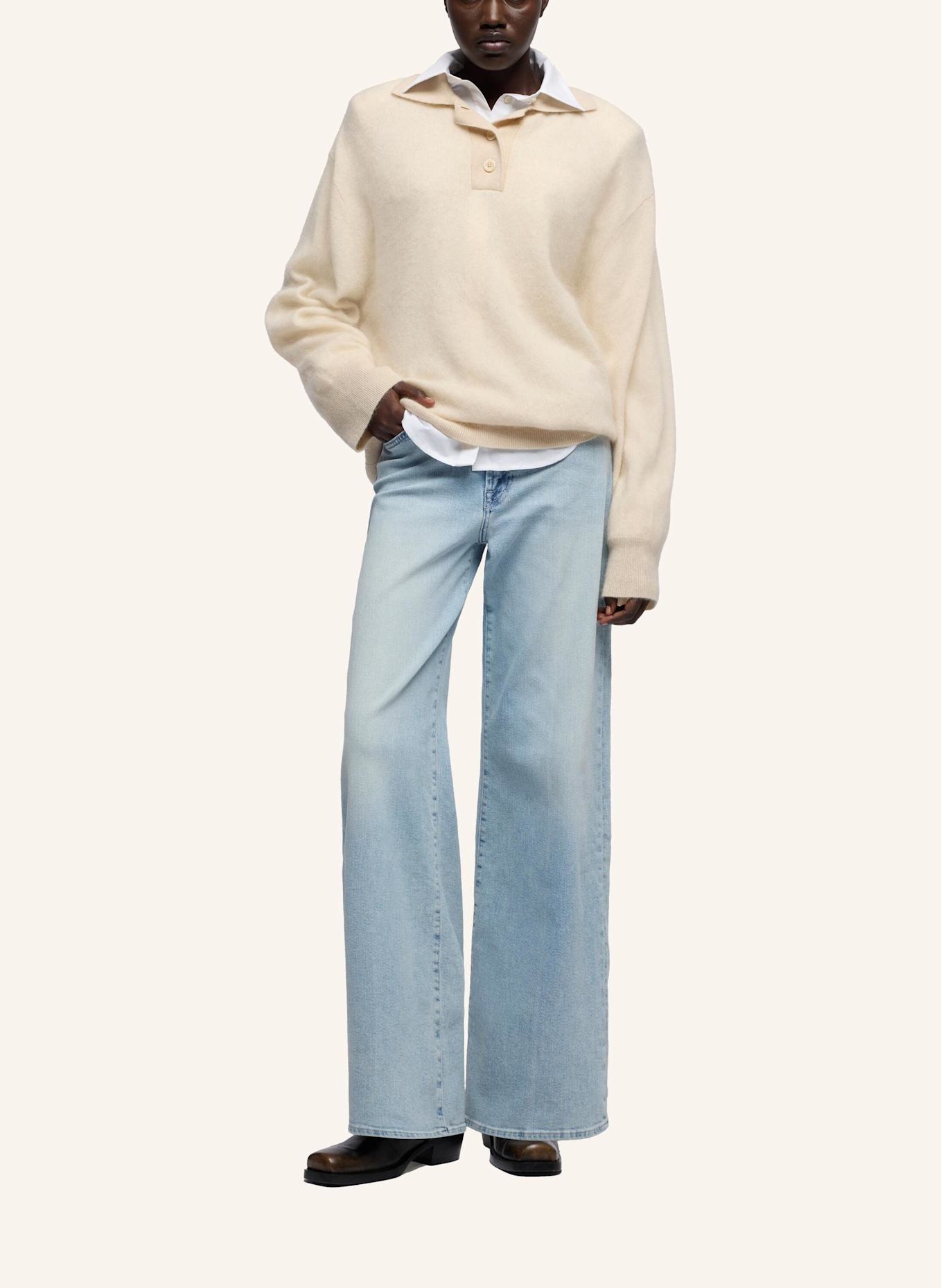 7 for all mankind Jeans LOTTA TAILORLESS Wide Fit: BLAU