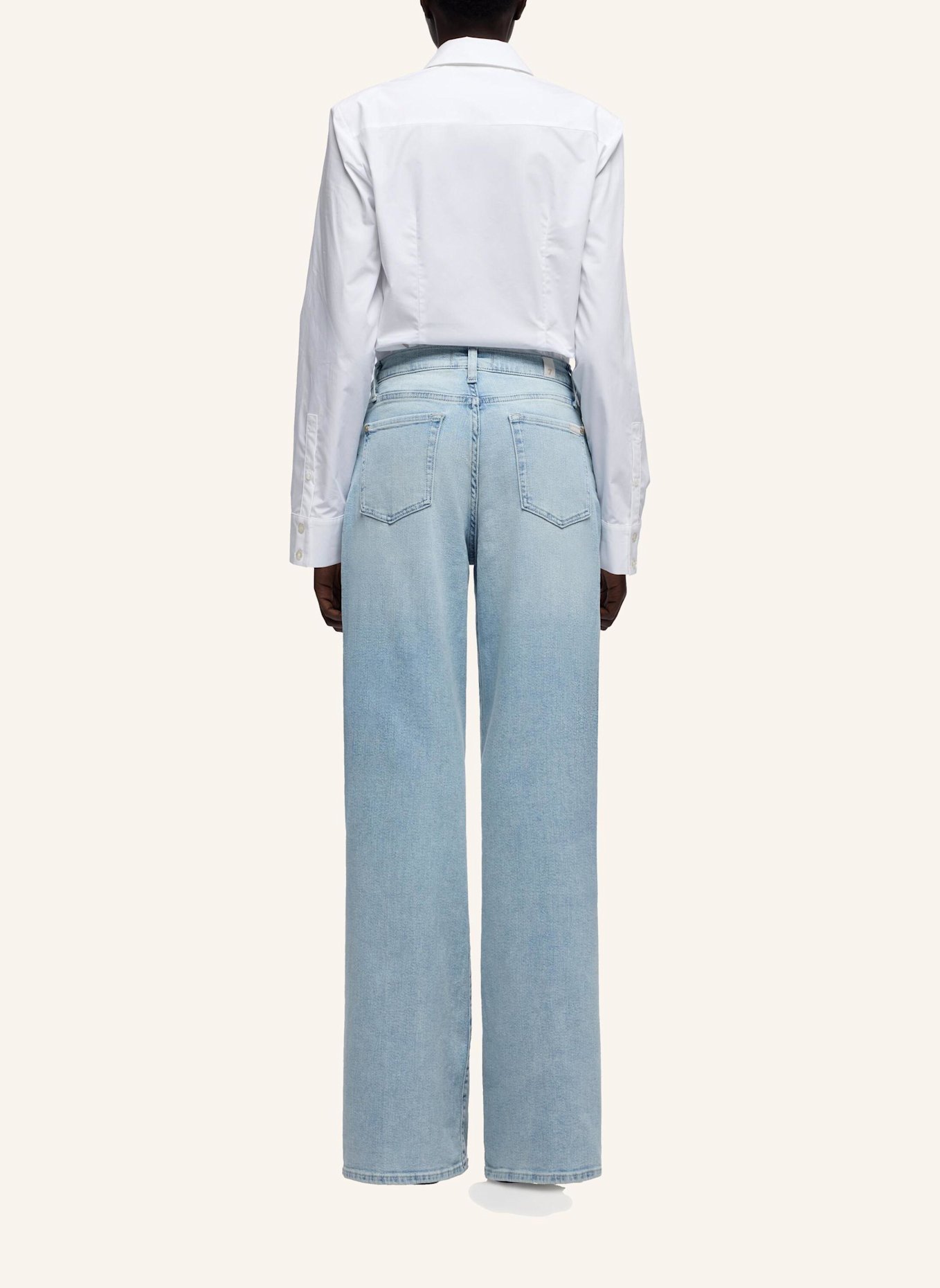 7 for all mankind Jeans LOTTA TAILORLESS Wide Fit: BLAU