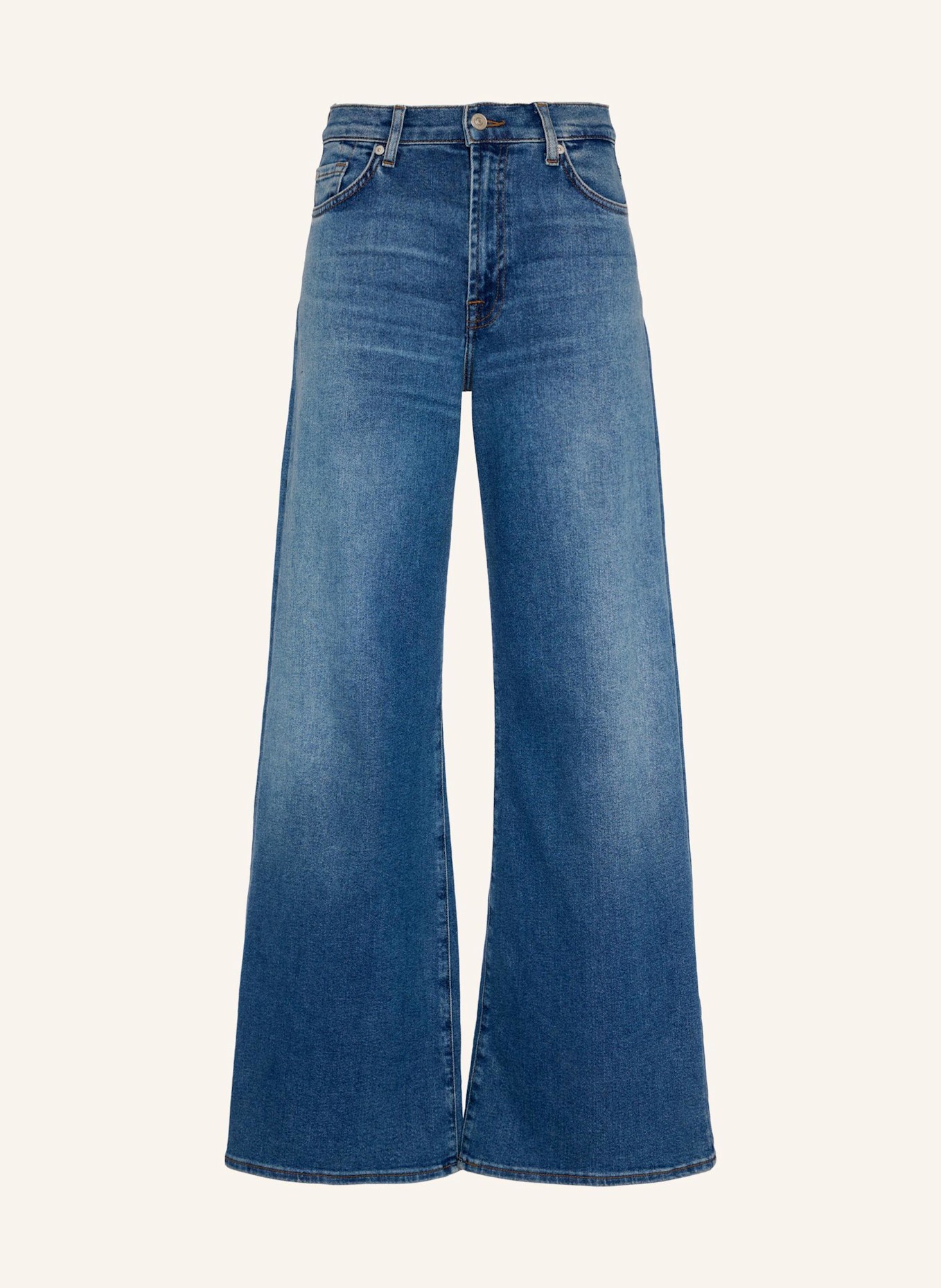 7 for all mankind Jeans LOTTA TAILORLESS Wide Fit: BLAU