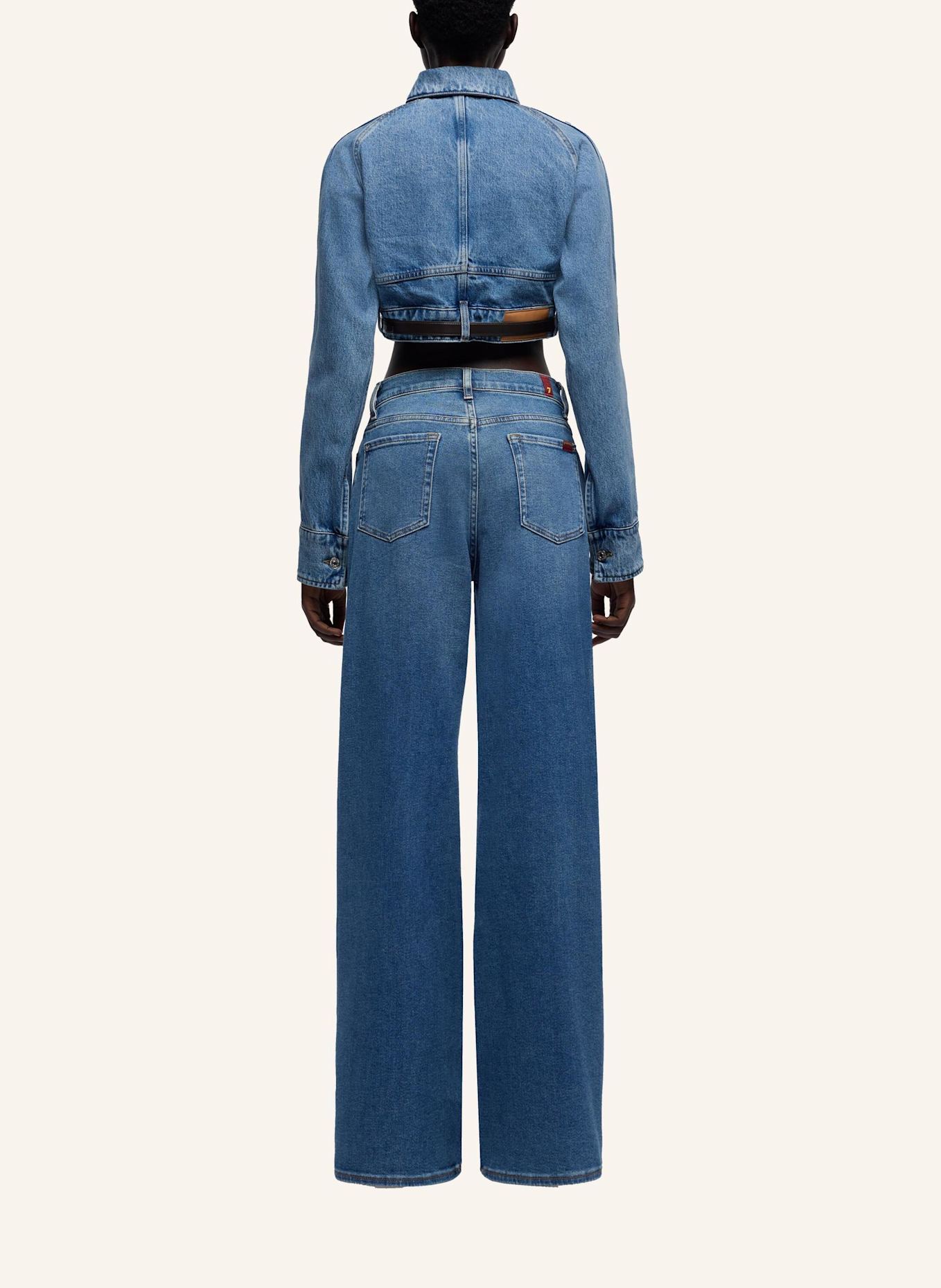 7 for all mankind Jeans LOTTA TAILORLESS Wide Fit: BLAU