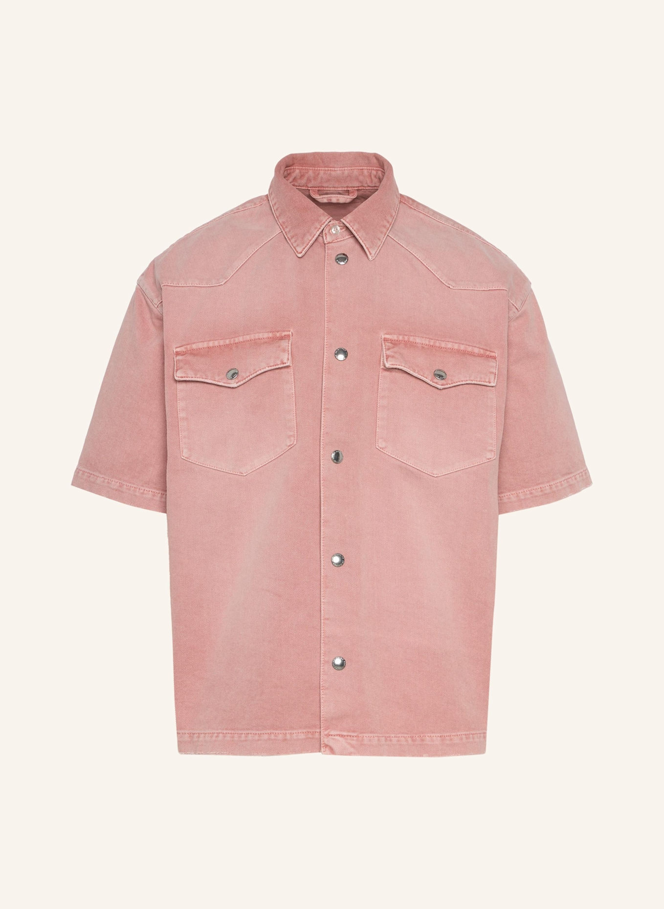 7 for all mankind S/S WESTERN OVERSHIRT: PINK