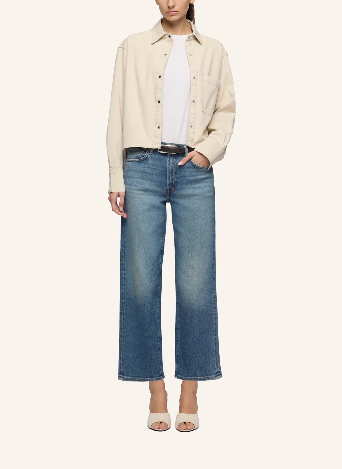 7 for all mankind IVY SHIRT: BEIGE