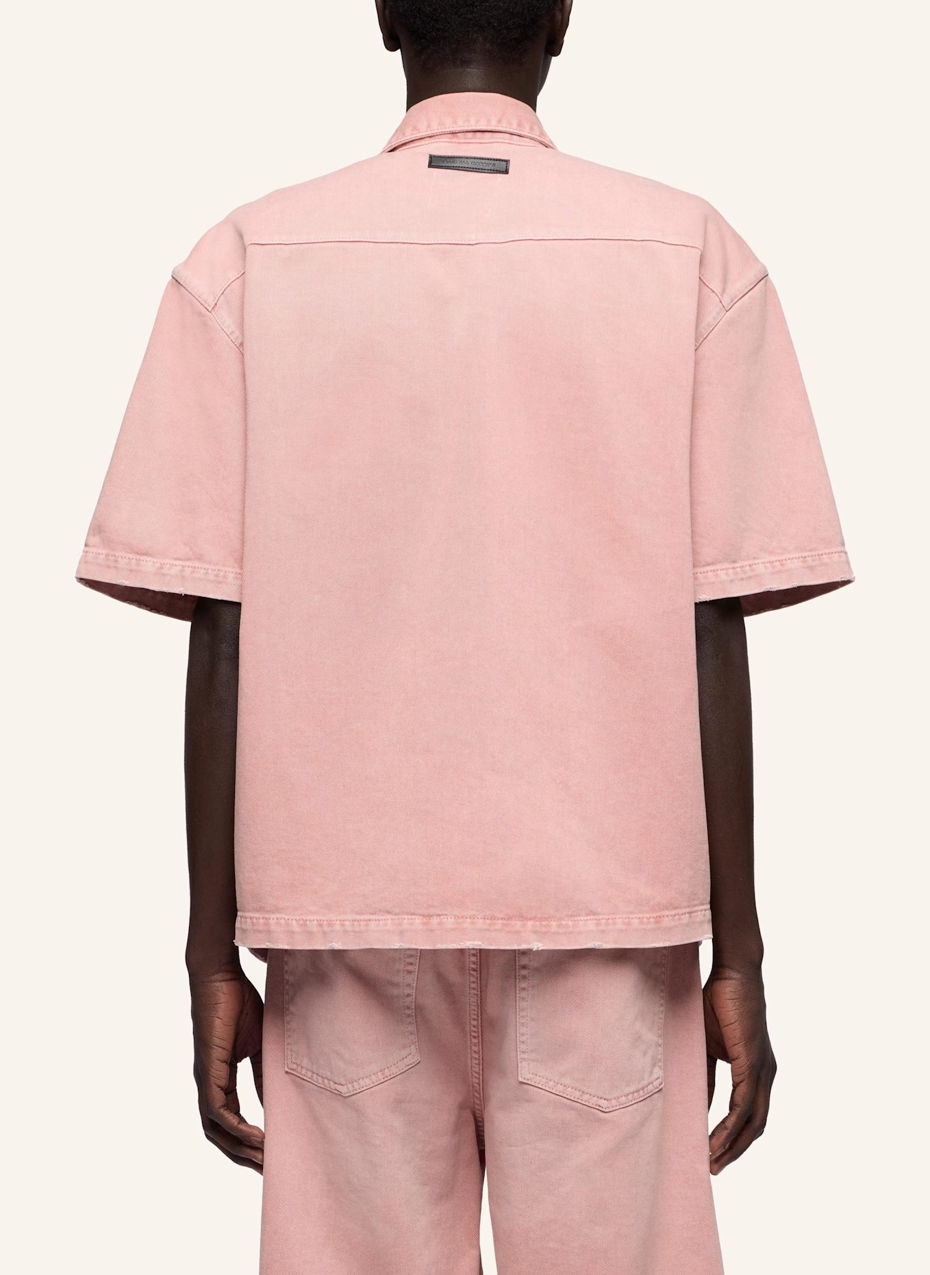7 for all mankind S/S WESTERN OVERSHIRT: PINK