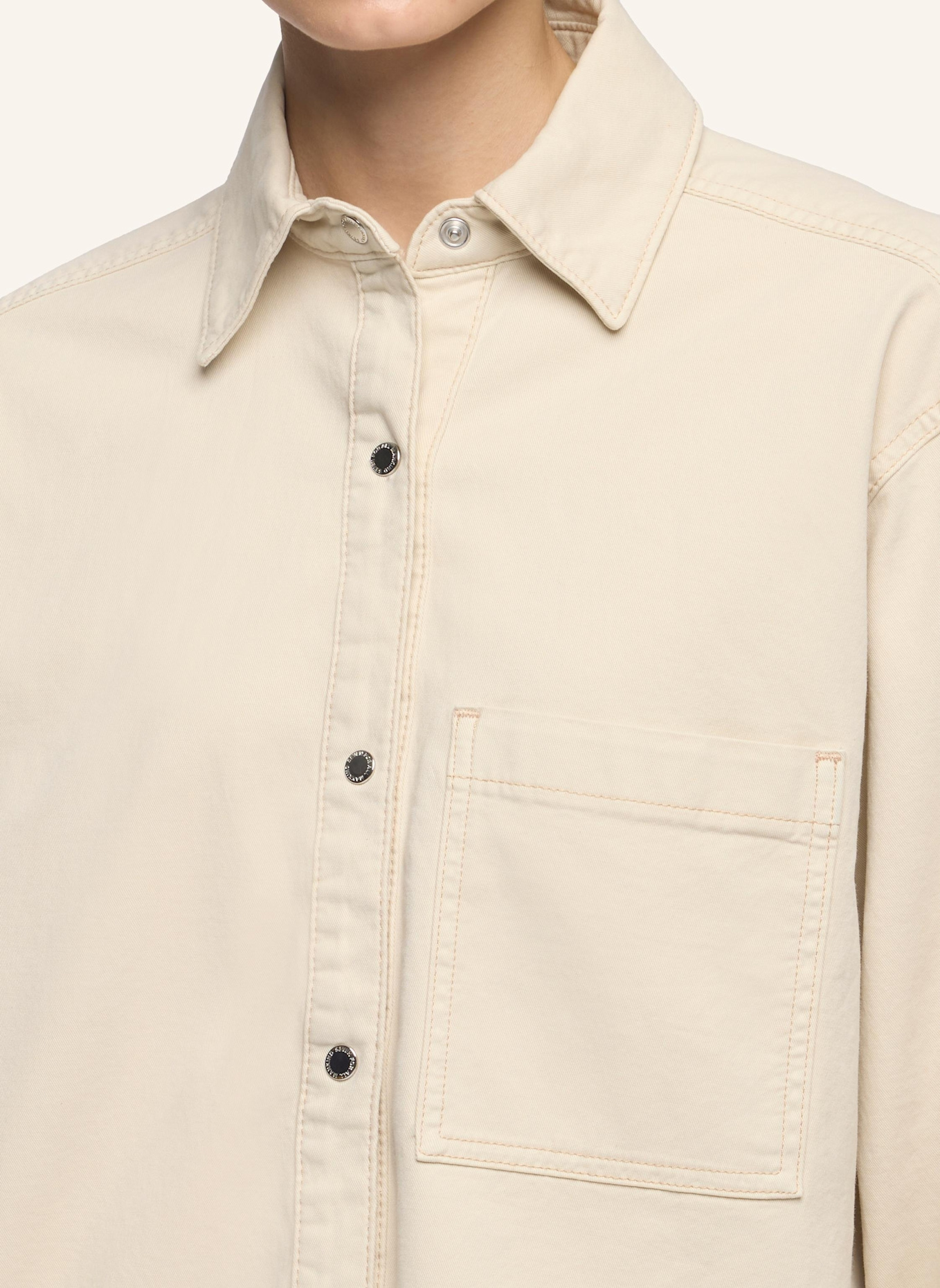 7 for all mankind IVY SHIRT: BEIGE