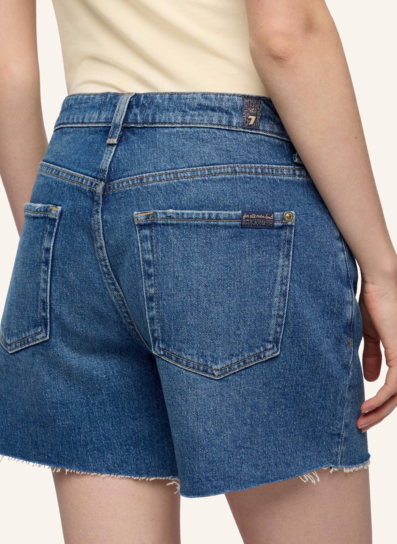 7 for all mankind MONROE LONG SHORTS: BLAU