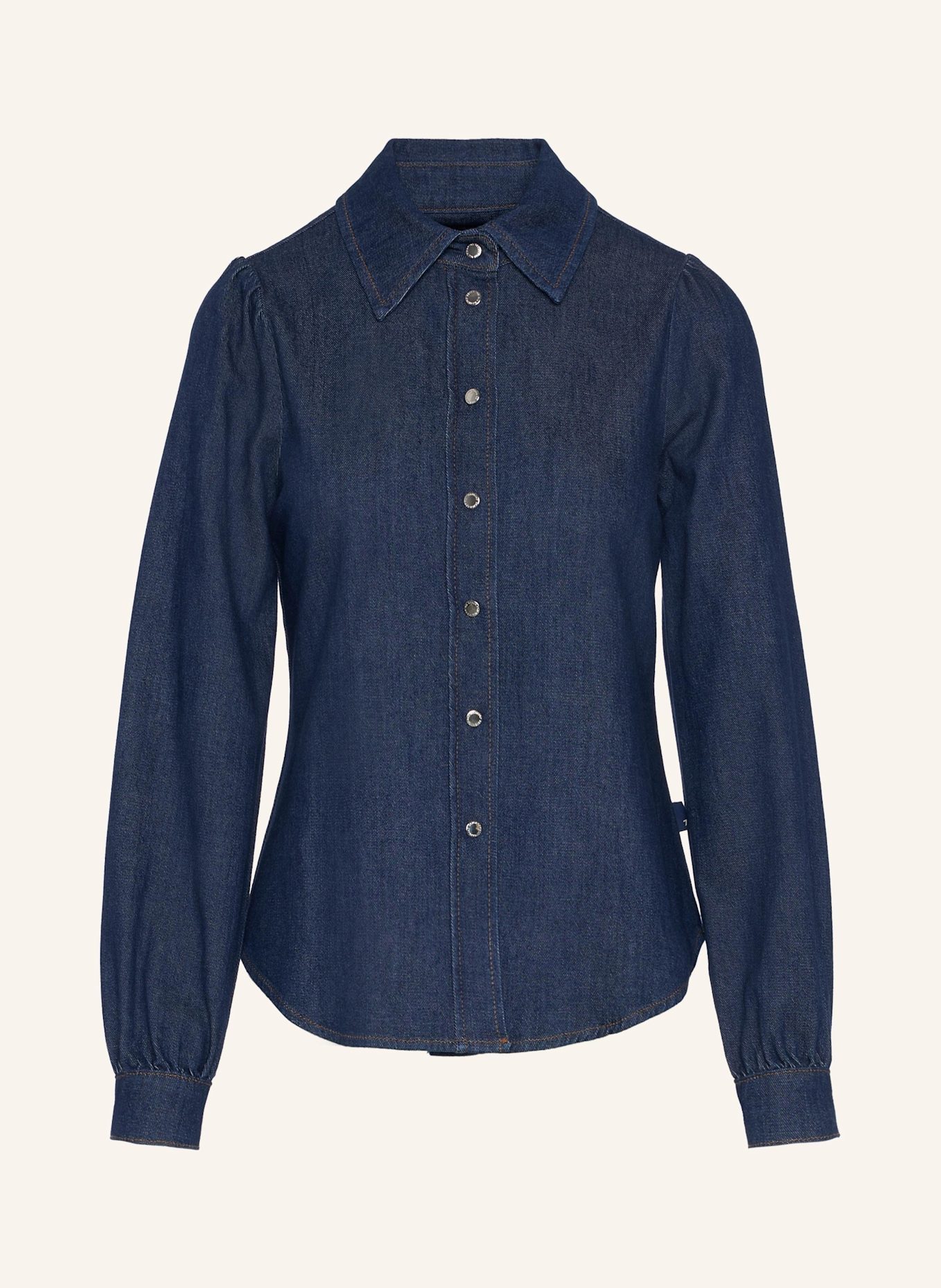 7 for all mankind PUFF SLEEVES SHIRT: BLAU