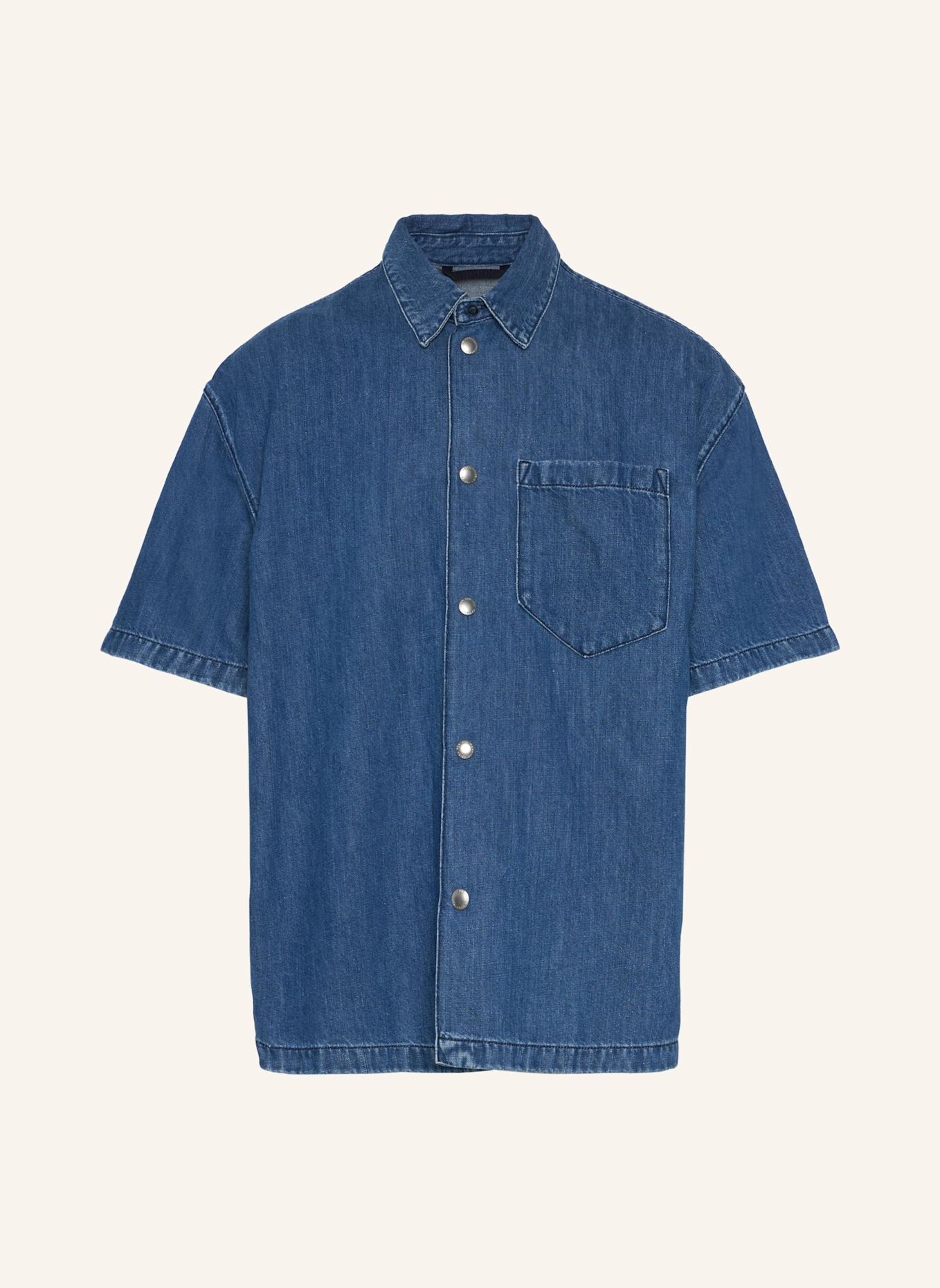 7 for all mankind S/S OVERSHIRT: BLAU