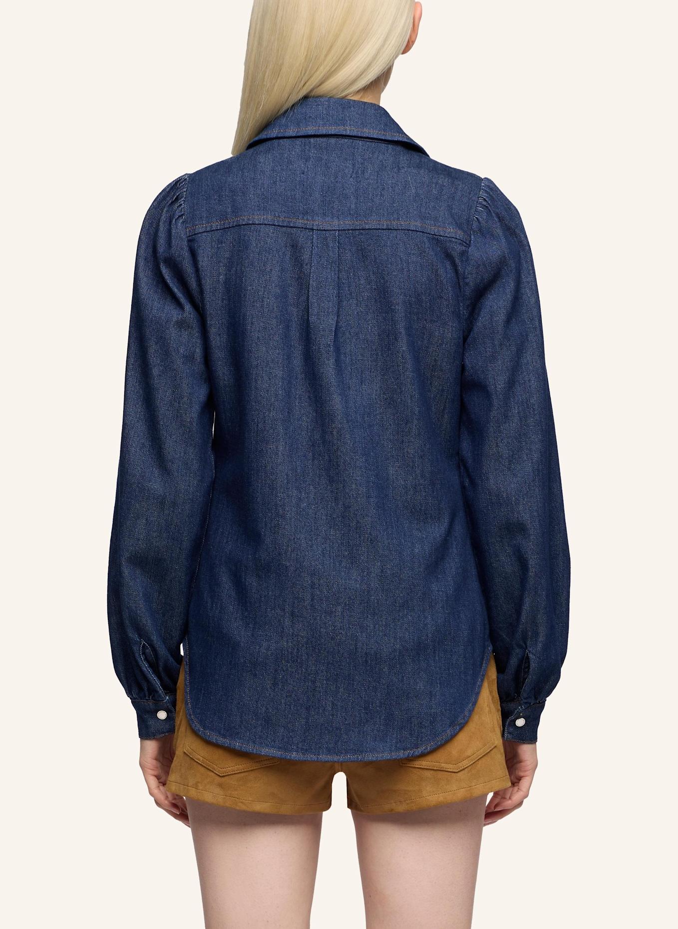 7 for all mankind PUFF SLEEVES SHIRT: BLAU