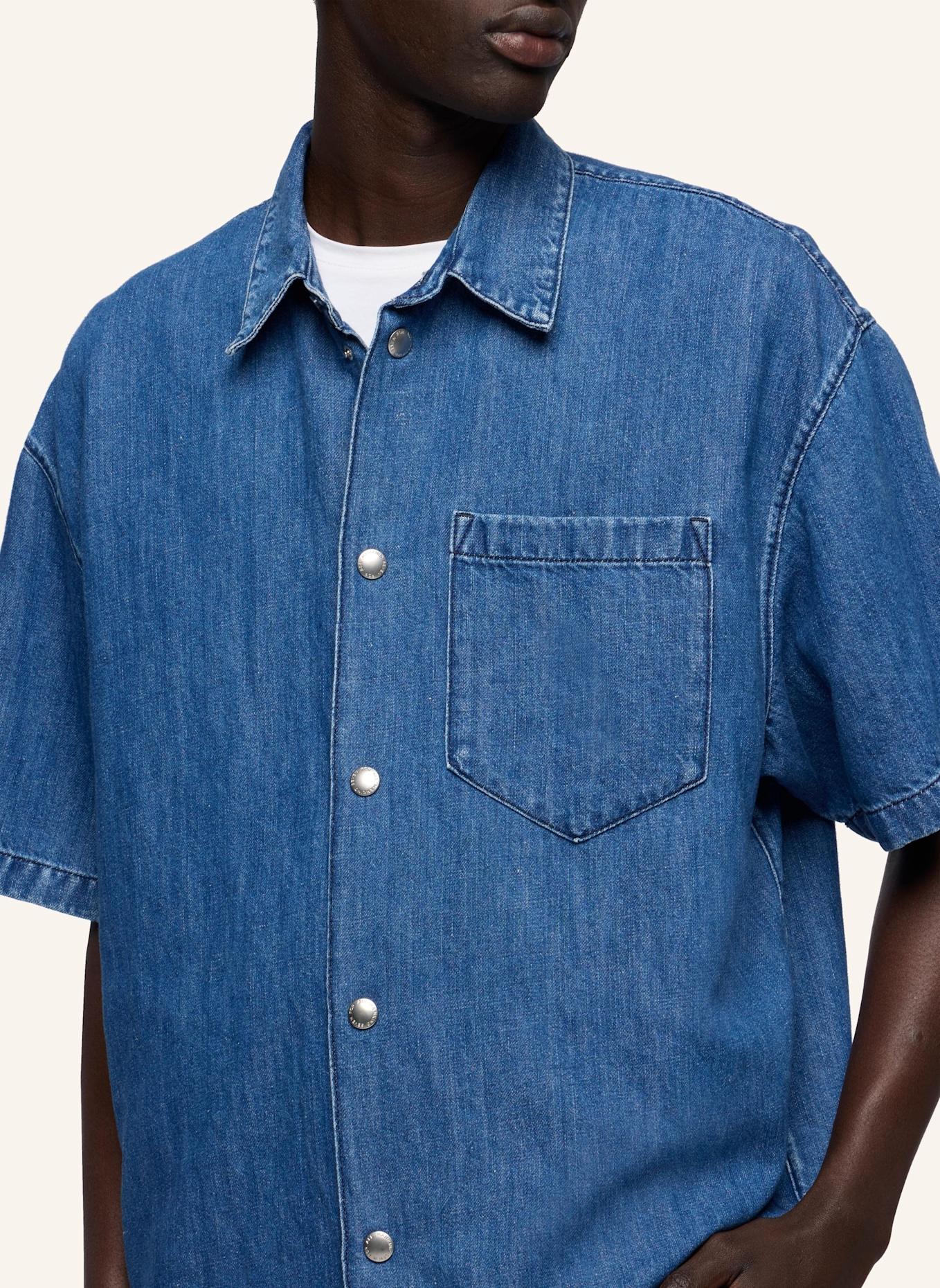 7 for all mankind S/S OVERSHIRT: BLAU