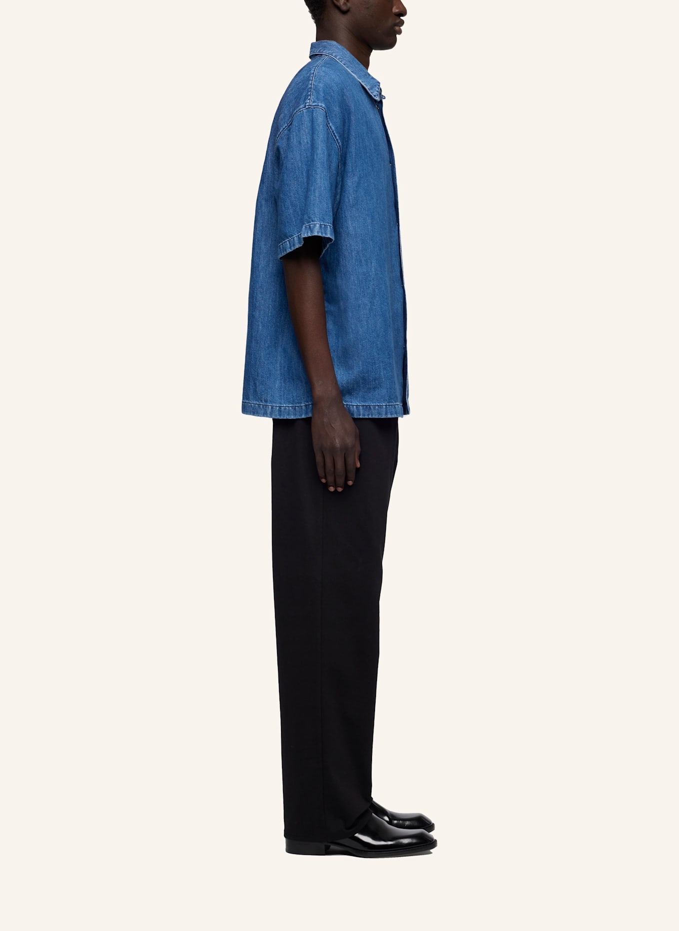 7 for all mankind S/S OVERSHIRT: BLAU