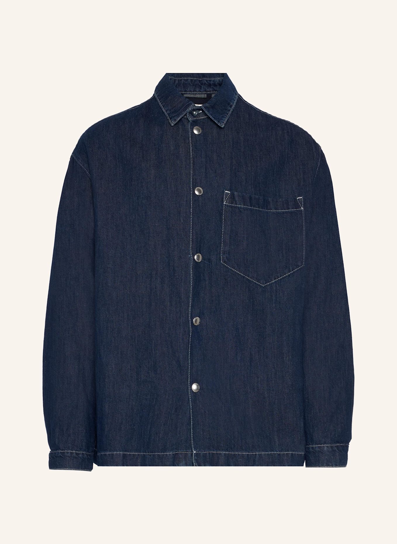 7 for all mankind L/S OVERSHIRT: BLAU