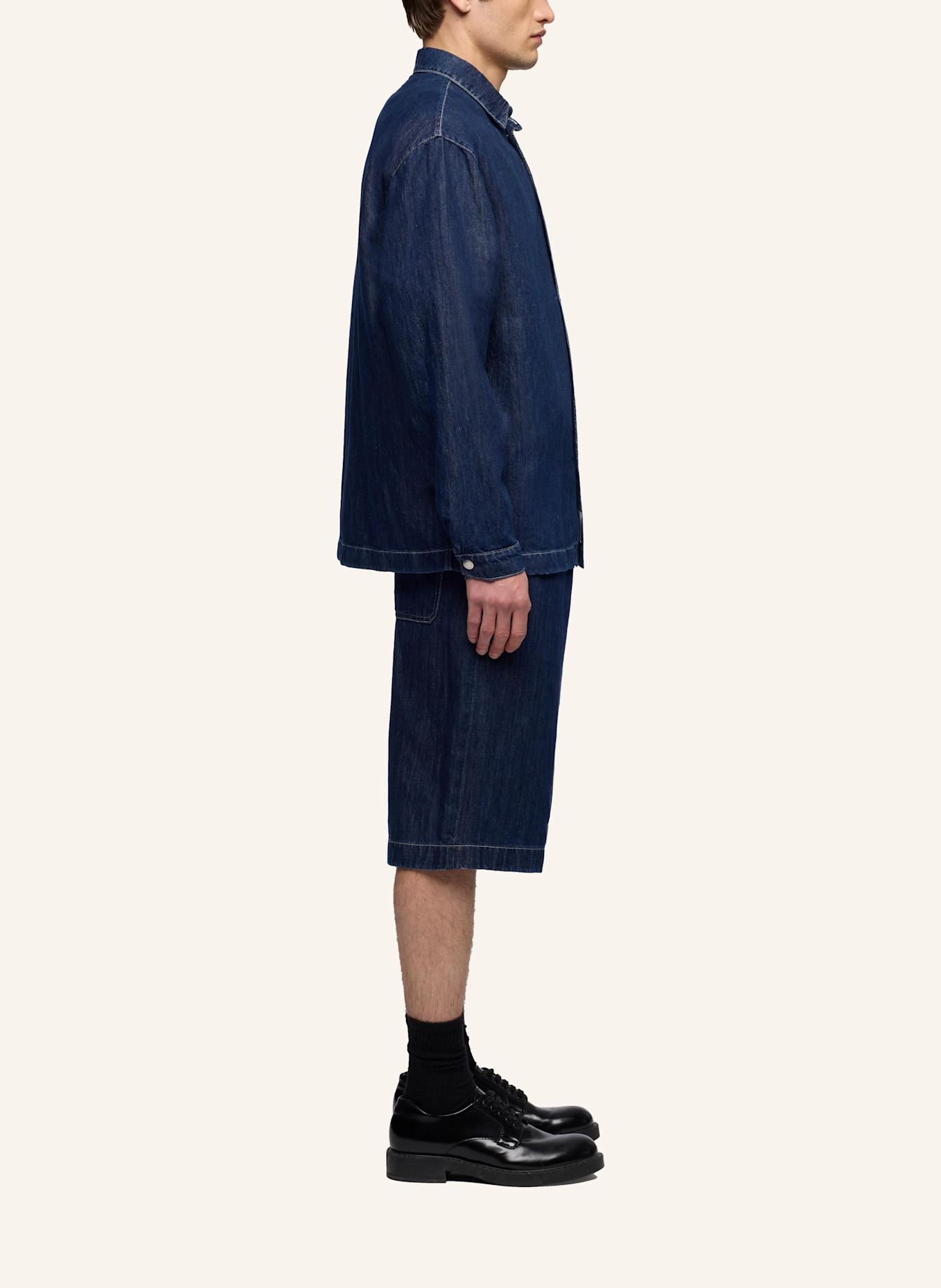 7 for all mankind L/S OVERSHIRT: BLAU