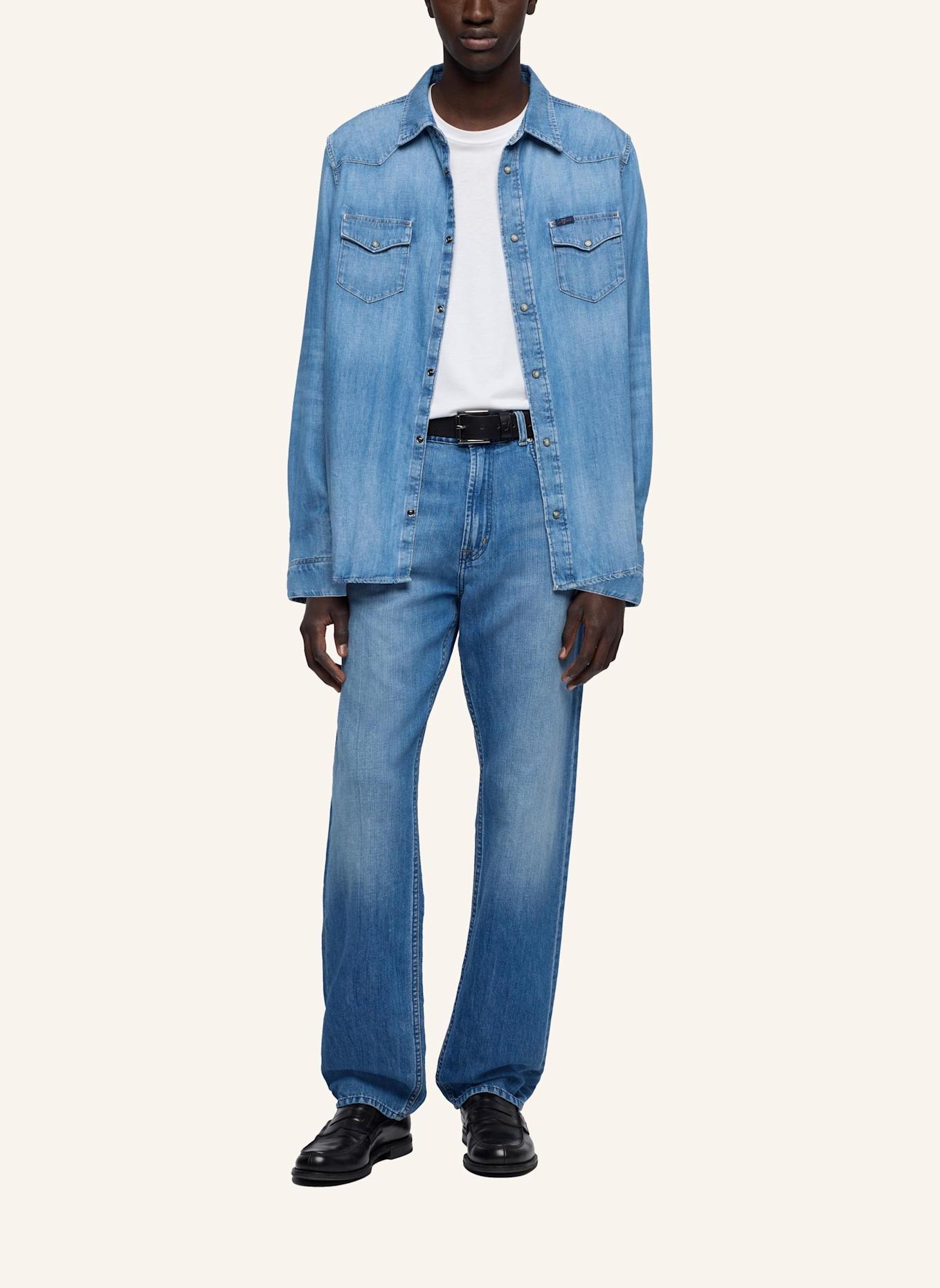 7 for all mankind WESTERN SHIRT: BLAU