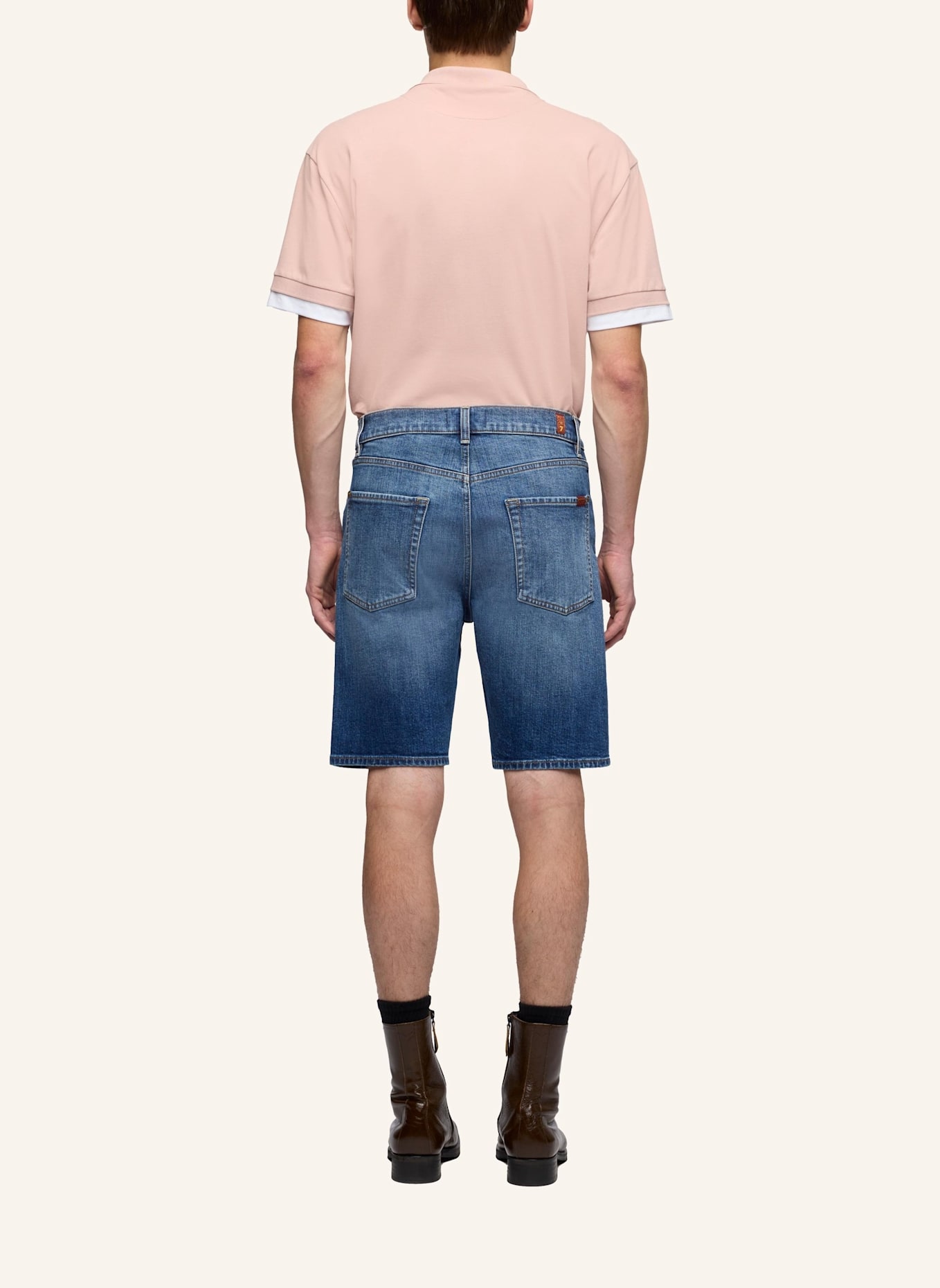 7 for all mankind SHORTS: BLAU
