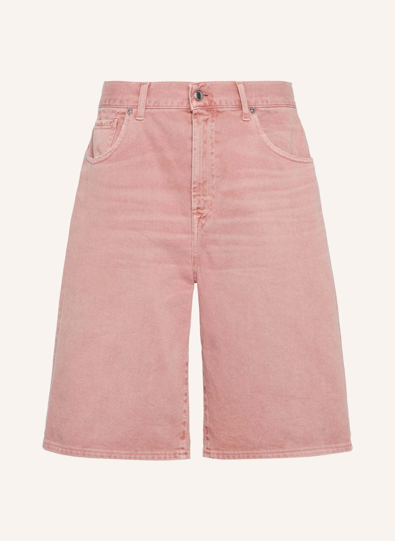 7 for all mankind WIDE LEG SHORTS: PINK