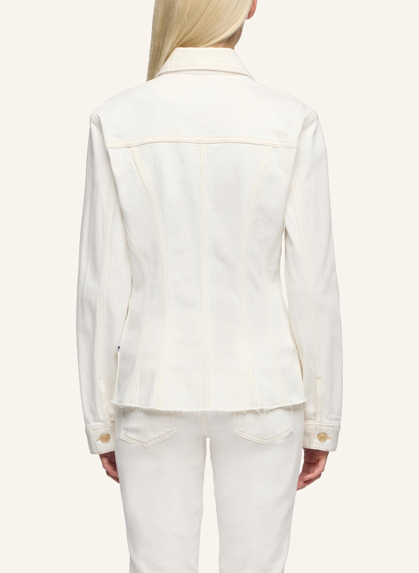 7 for all mankind CINCHED JACKET: WEISS