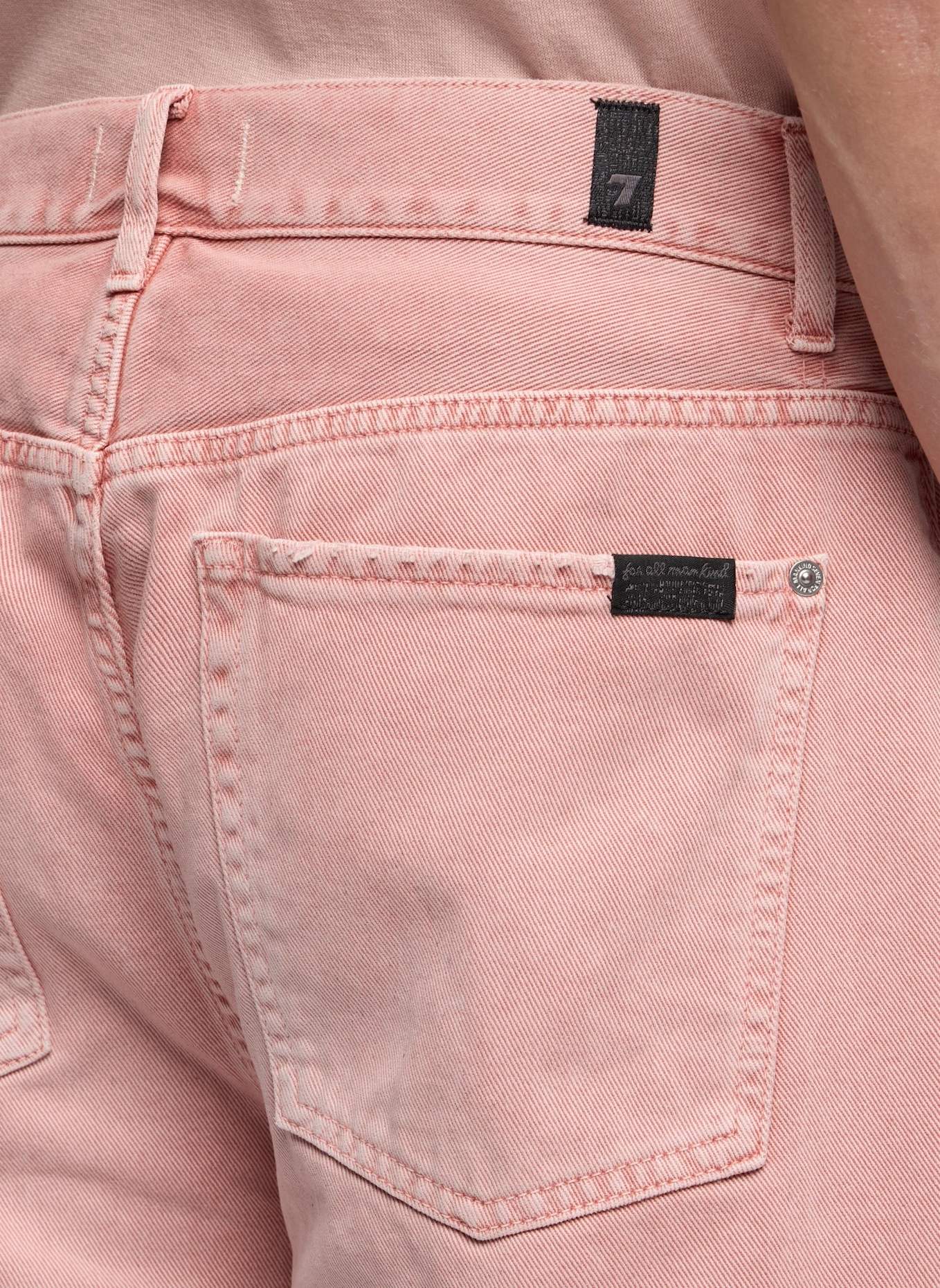 7 for all mankind WIDE LEG SHORTS: PINK