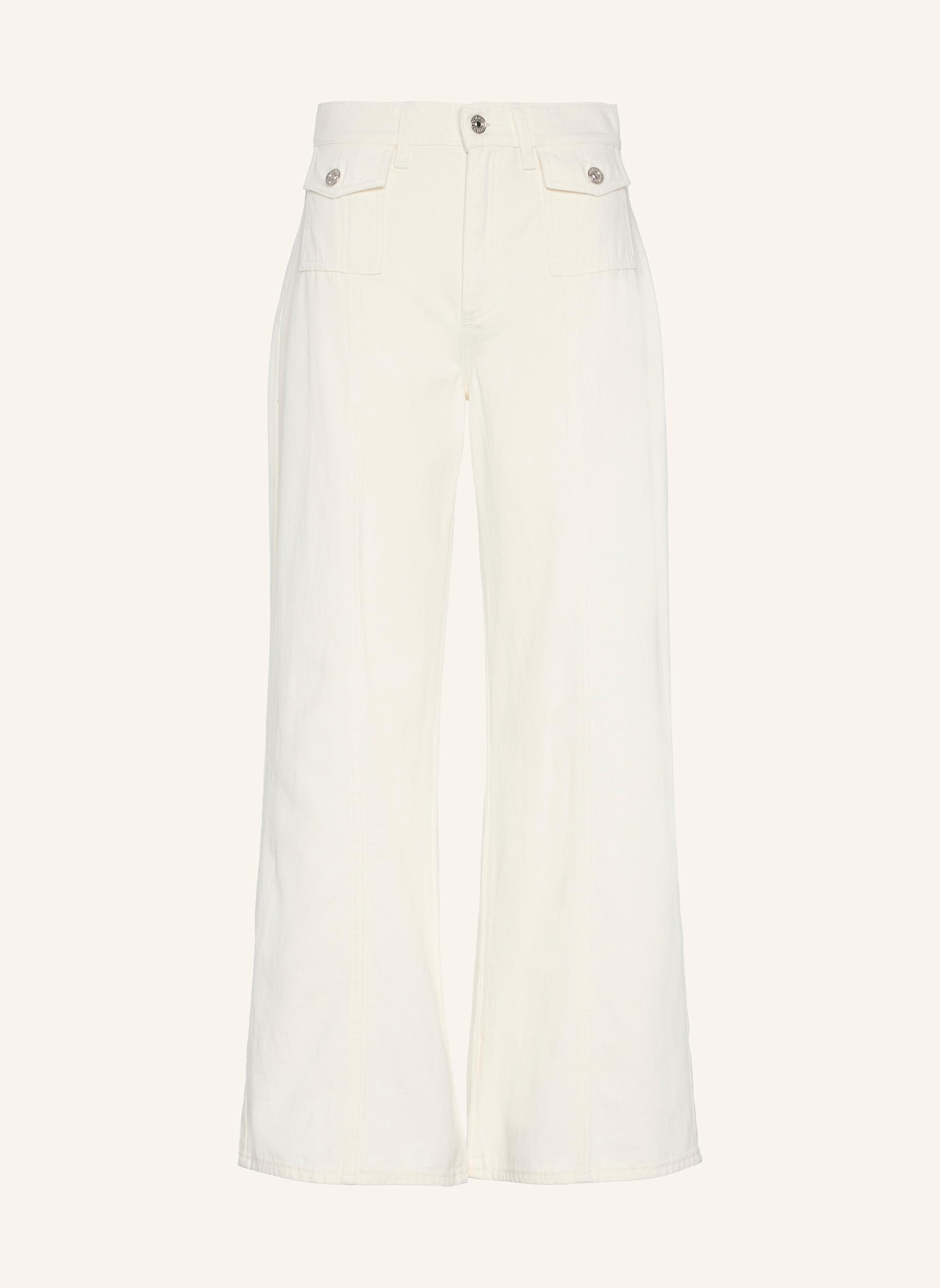 7 for all mankind Jeans Wide Wide Fit: WEISS