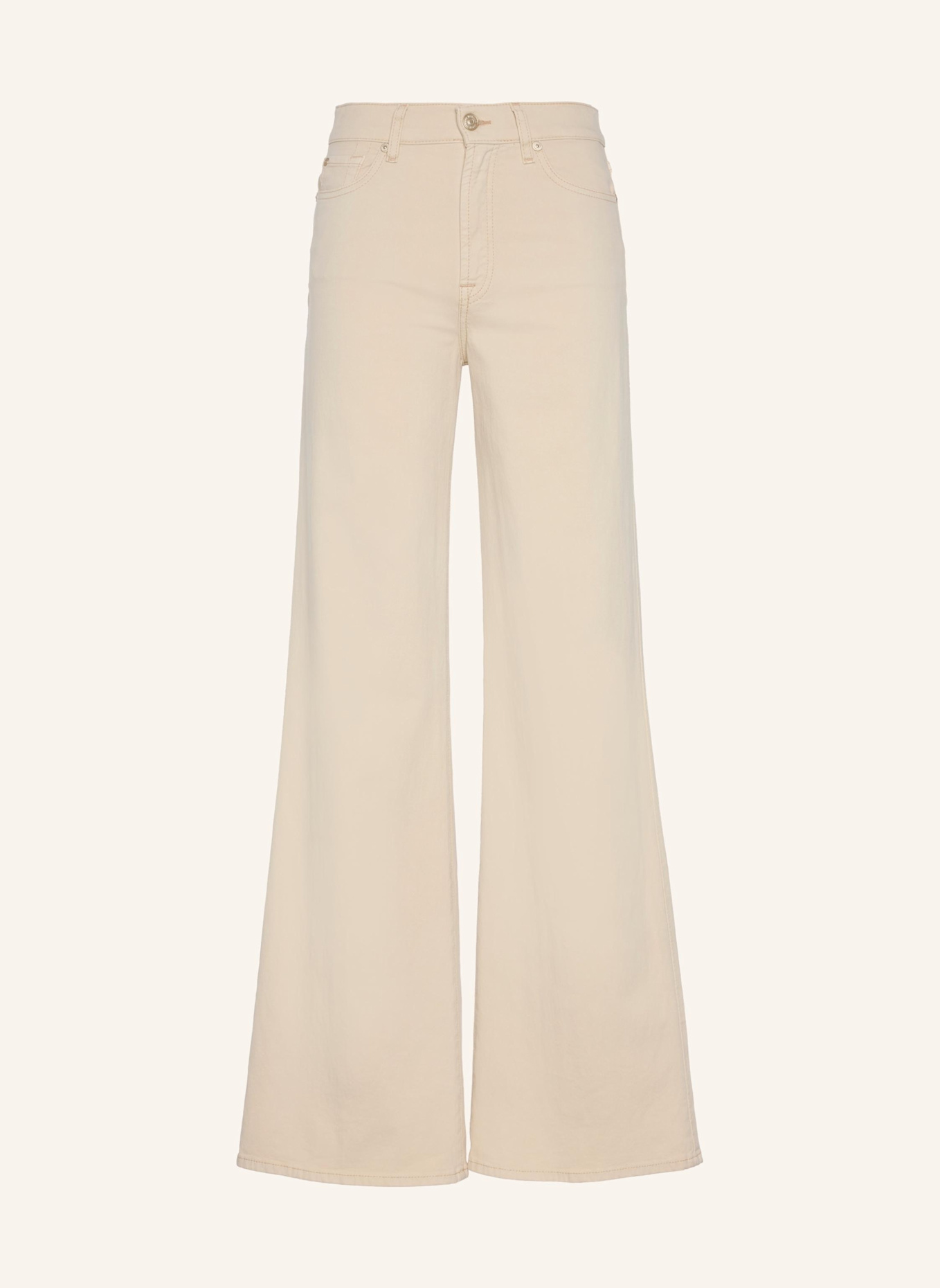 7 for all mankind Wide Leg Jeans LOTTA: BEIGE