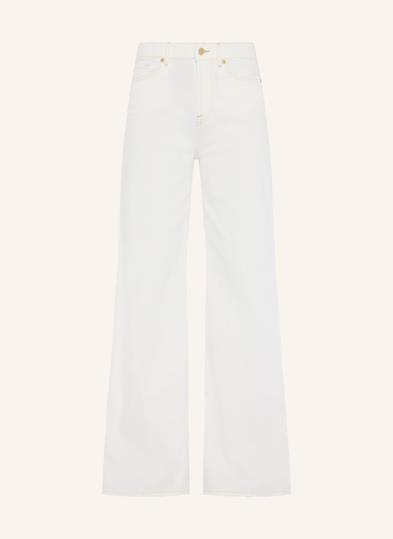 7 for all mankind Jeans Wide Wide Fit: WEISS