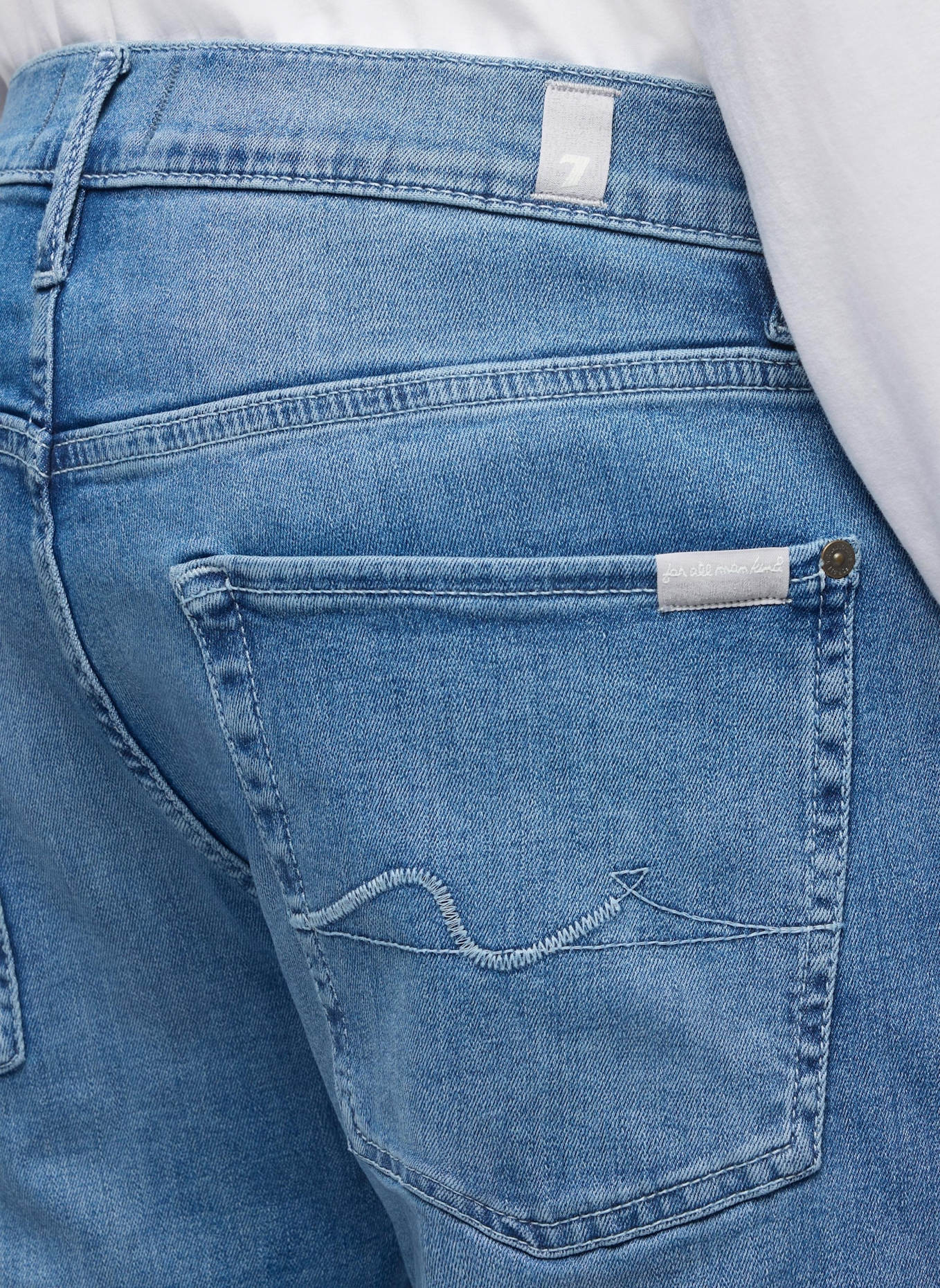 7 for all mankind Jeans Straight Straight Fit: BLAU