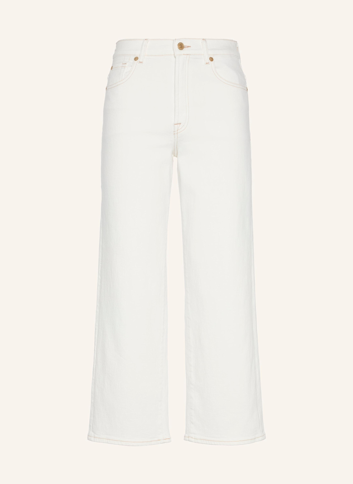 7 for all mankind Jeans Straight Straight Fit: WEISS