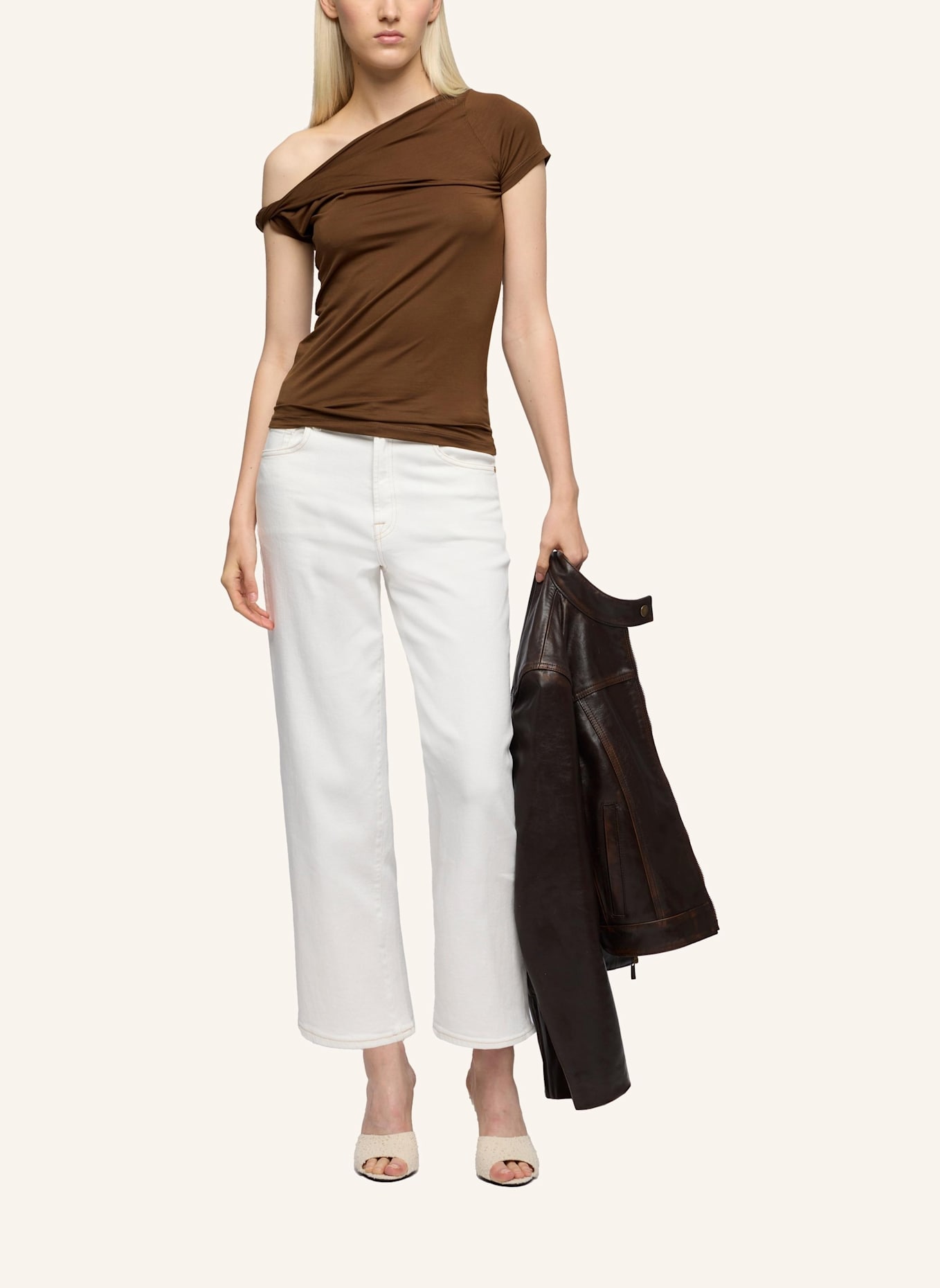 7 for all mankind Jeans Straight Straight Fit: WEISS