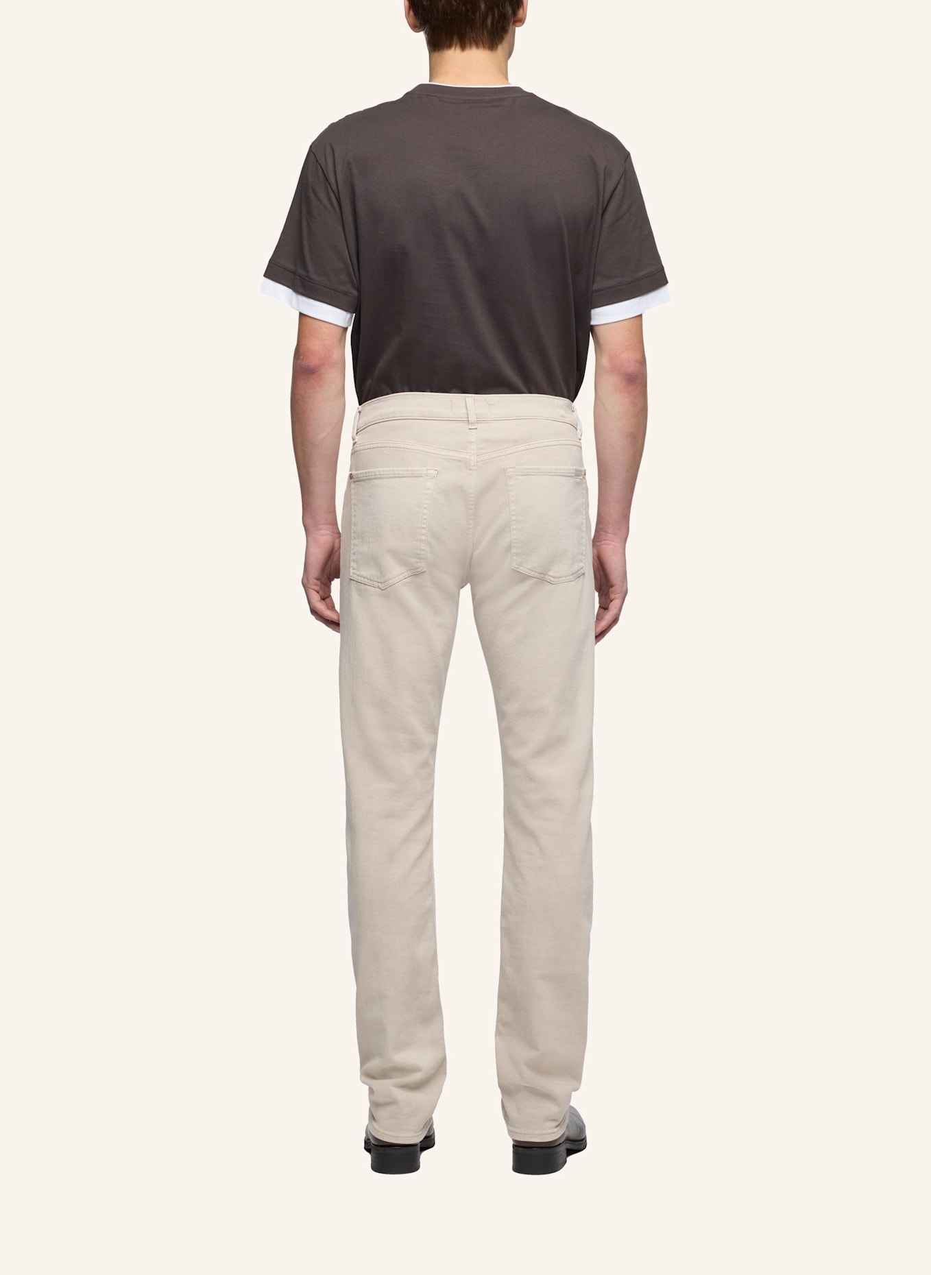 7 for all mankind Jeans Straight Straight Fit: BEIGE