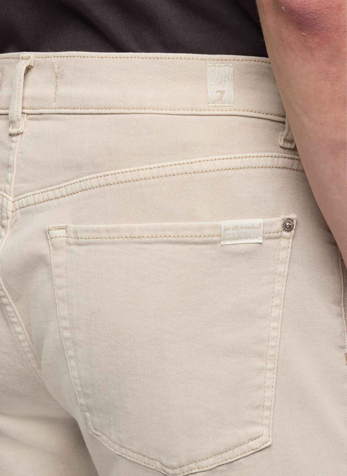 7 for all mankind Jeans Straight Straight Fit: BEIGE