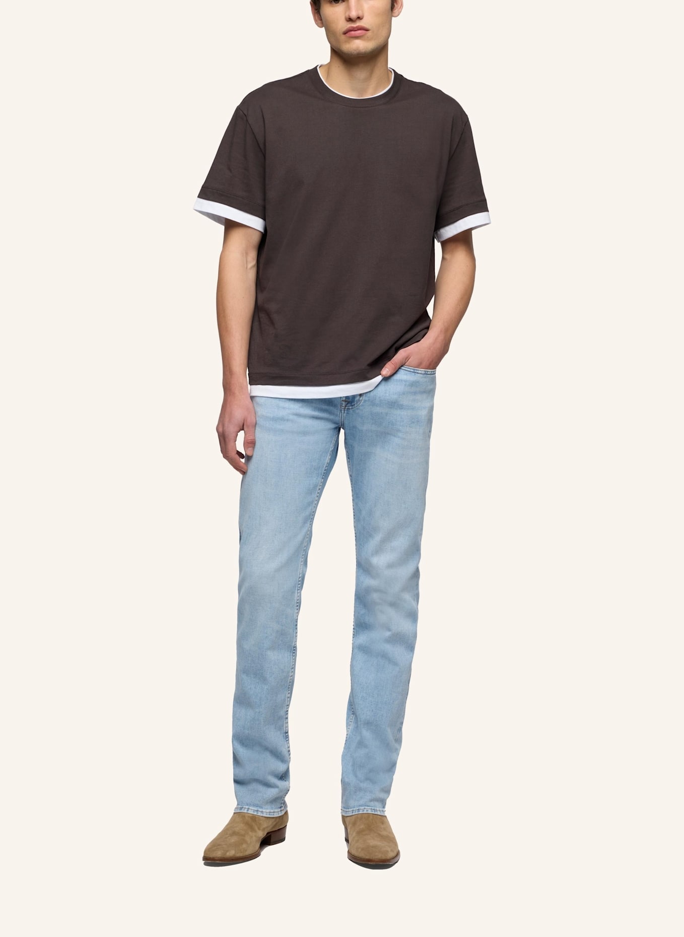 7 for all mankind Jeans Straight Straight Fit: BLAU