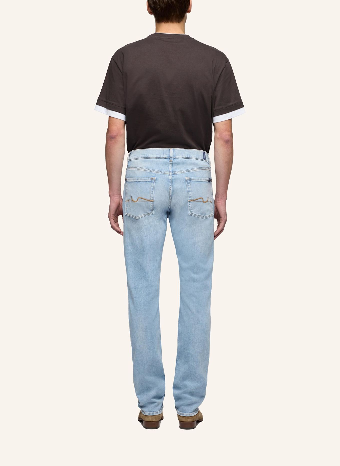 7 for all mankind Jeans Straight Straight Fit: BLAU