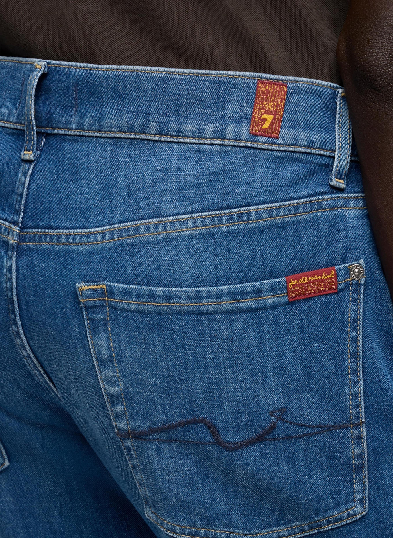 7 for all mankind Jeans Straight Straight Fit: BLAU