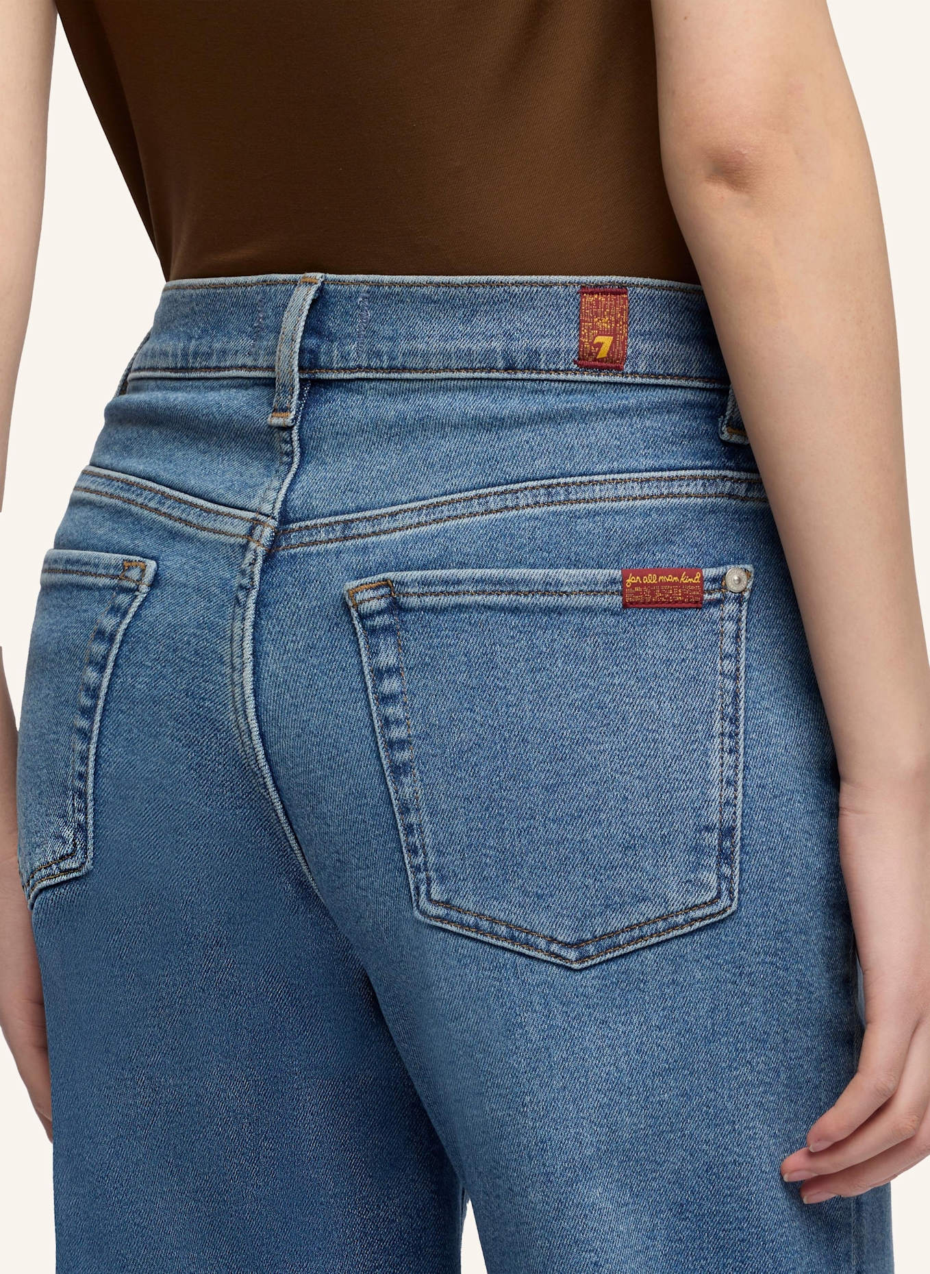 7 for all mankind Jeans Straight Straight Fit: BLAU